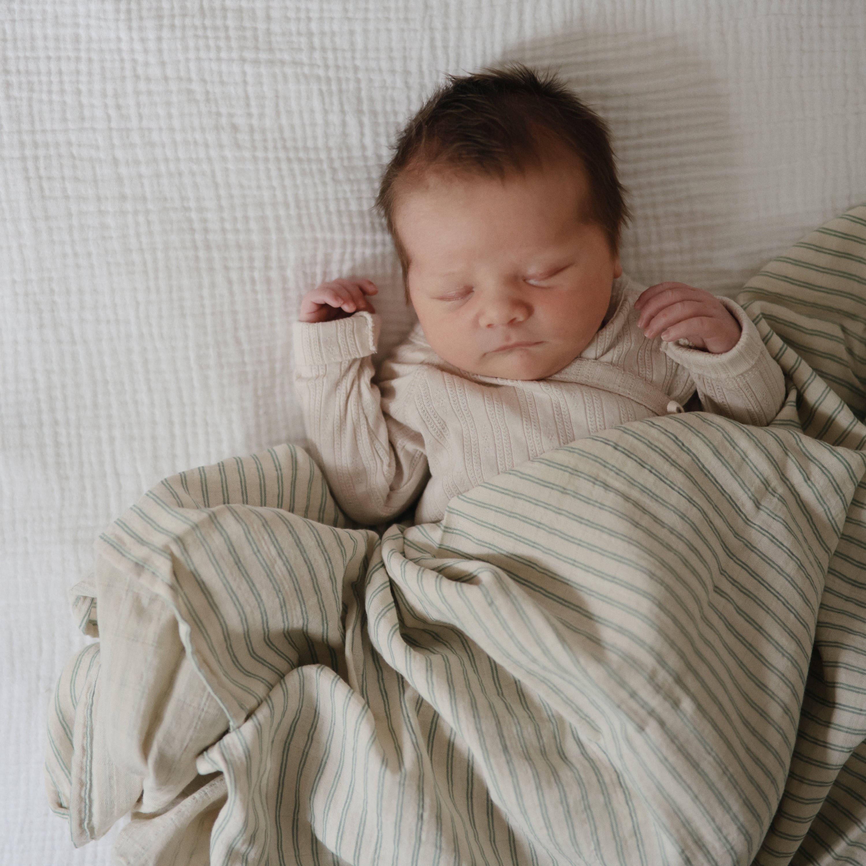 Organic Cotton Muslin Swaddle Blanket Swaddle Mushie