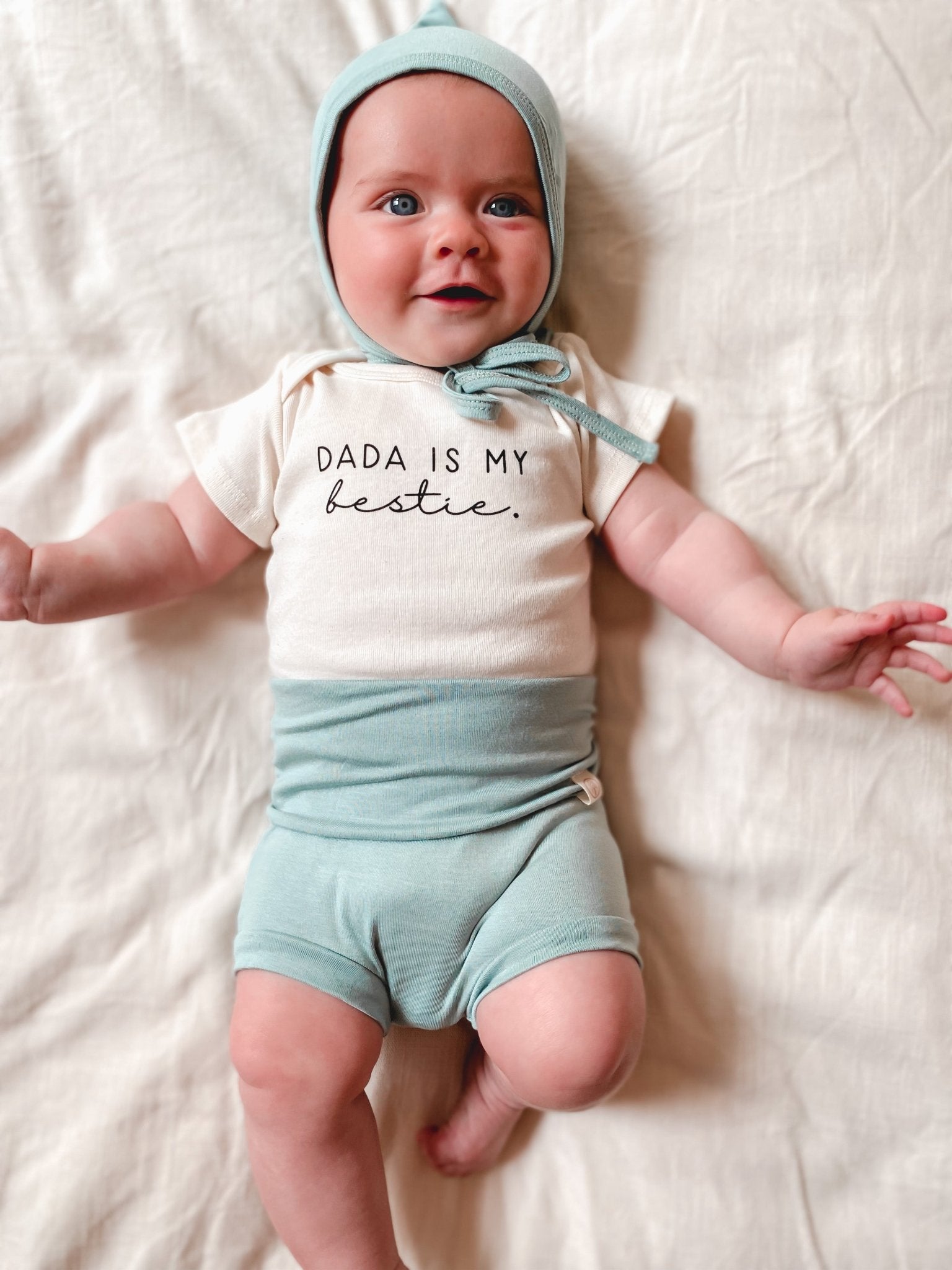 Bamboo Pixie Bonnet - Seafoam