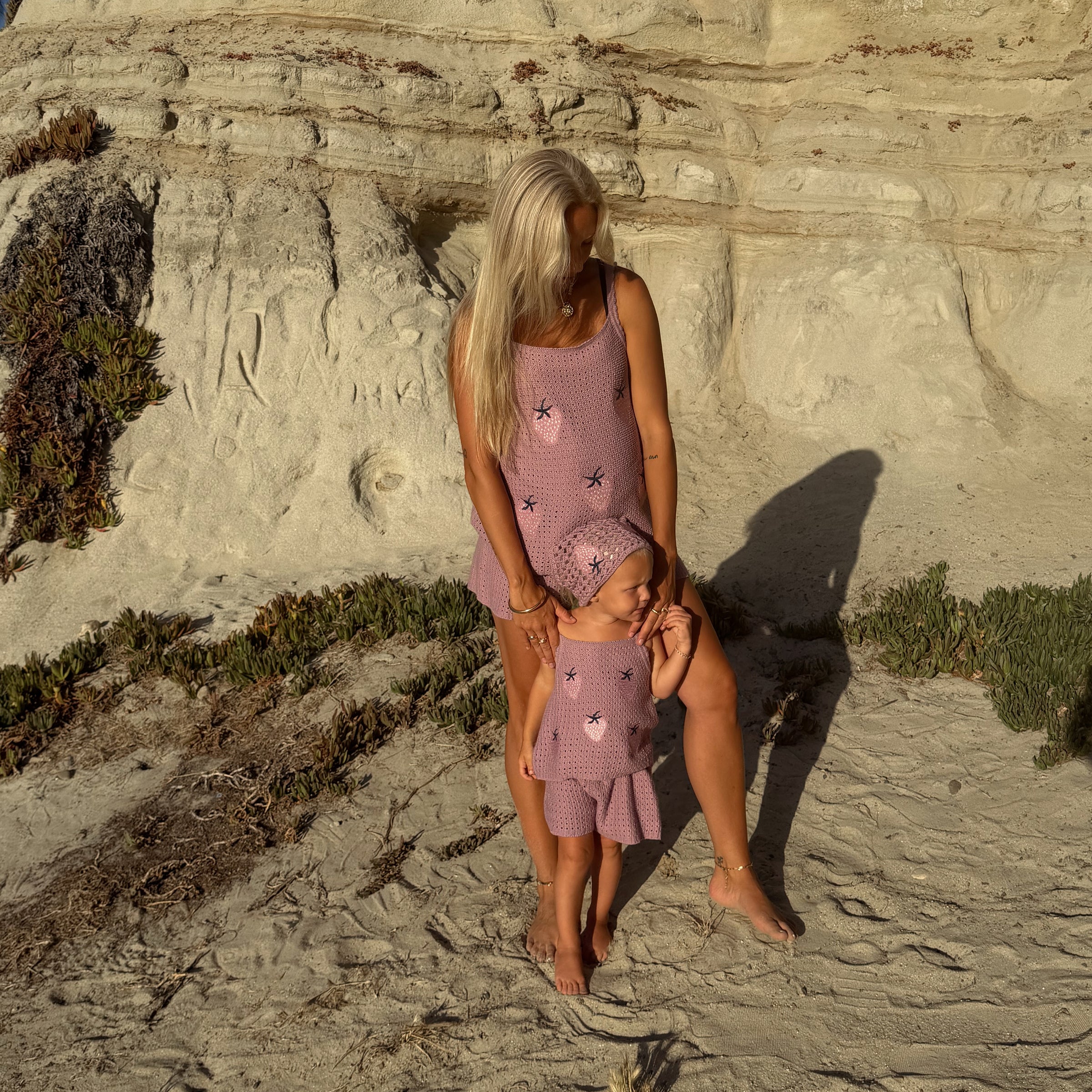 Girl's Knit Short Set | Matilda