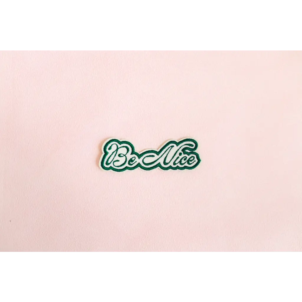 Be Nice Iron-on Patch