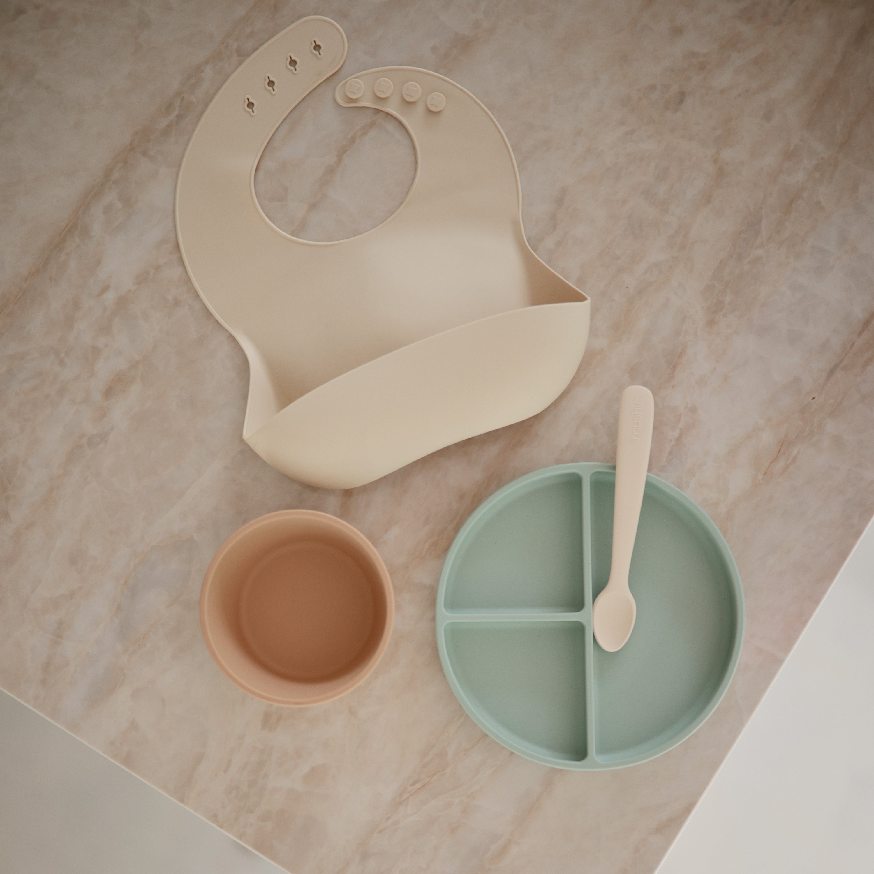 Silicone Feeding Spoons 2-Pack silicone tableware Mushie