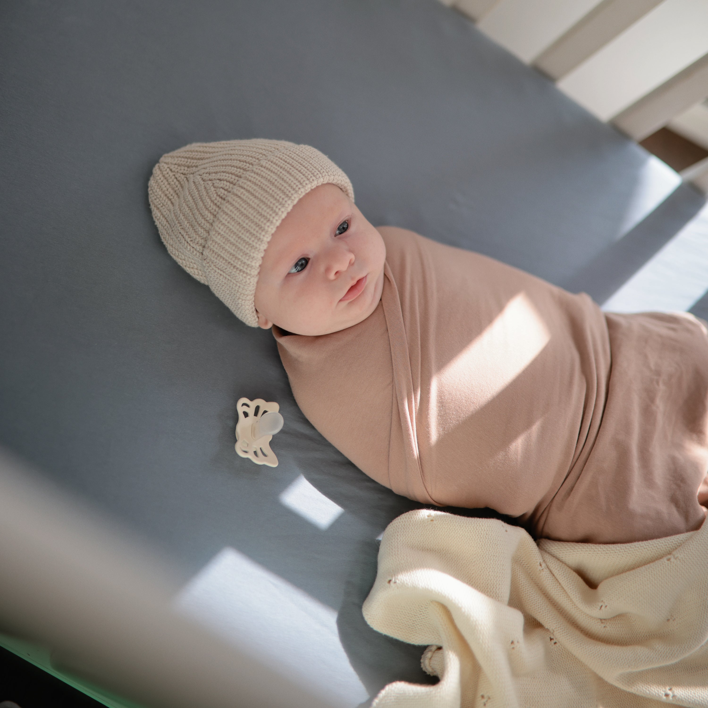 Stretchy Crib Sheet crib sheets Mushie