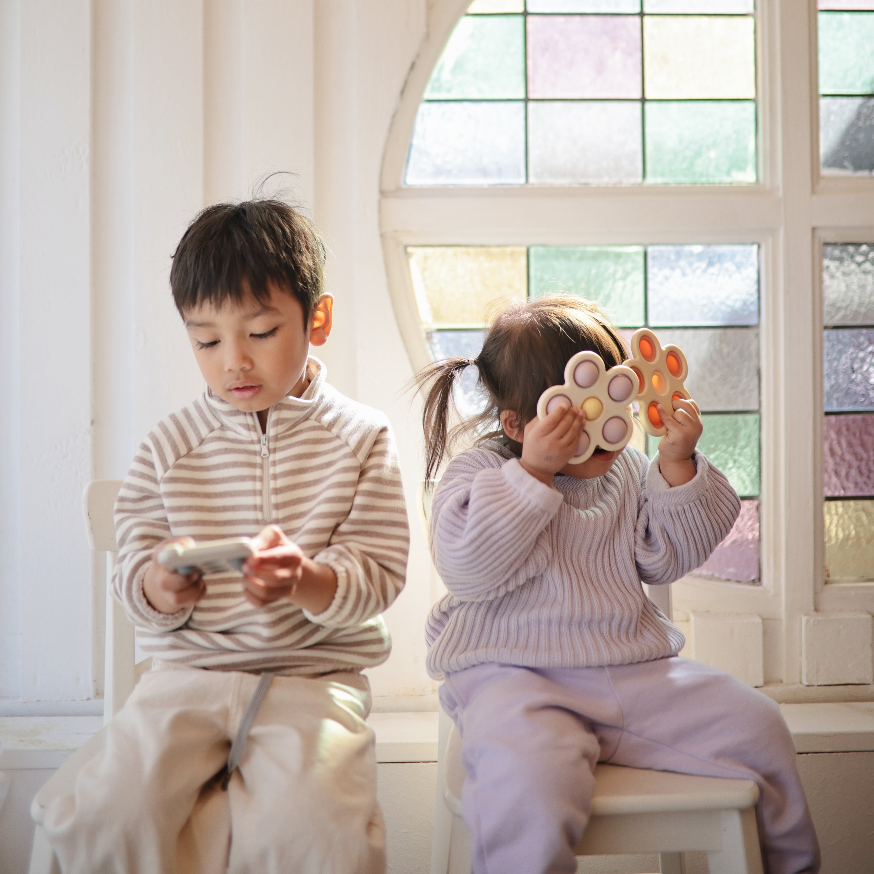 Flower Press Toy Press Toy Mushie