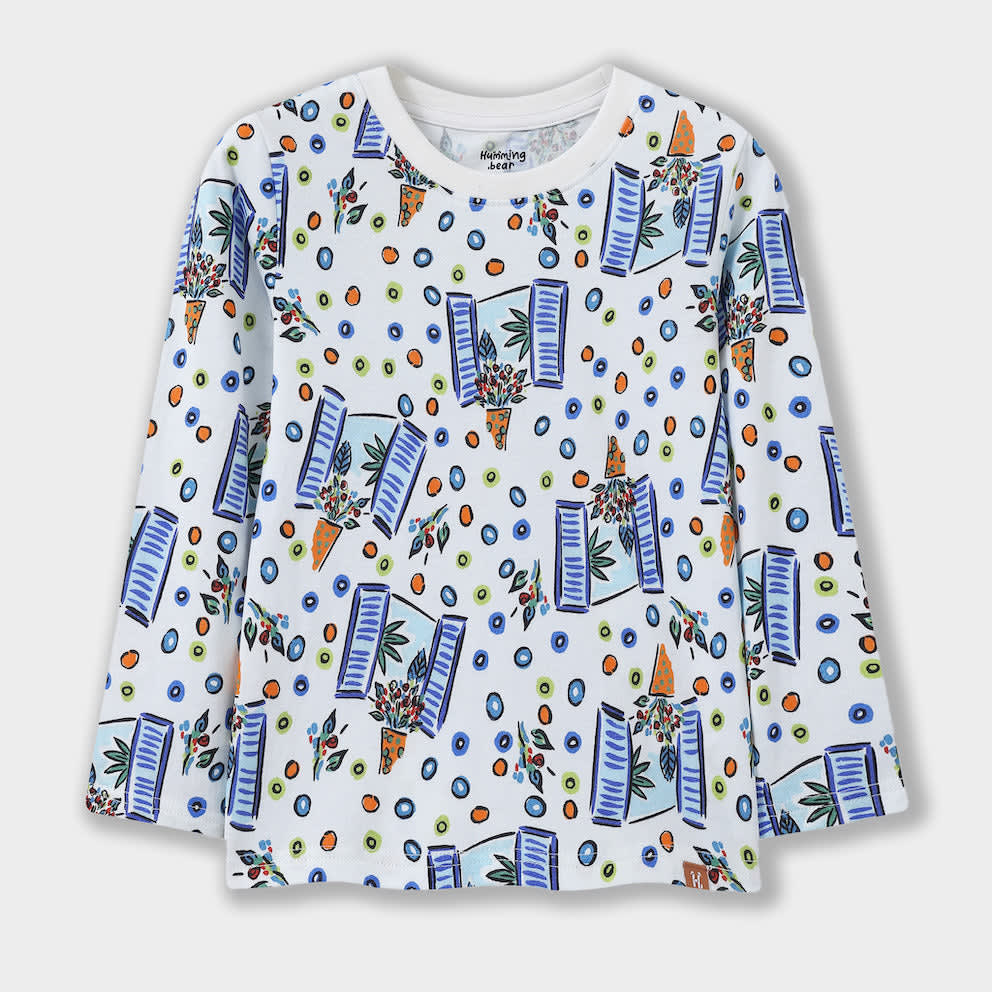 Floral Windows Long Sleeve Tee