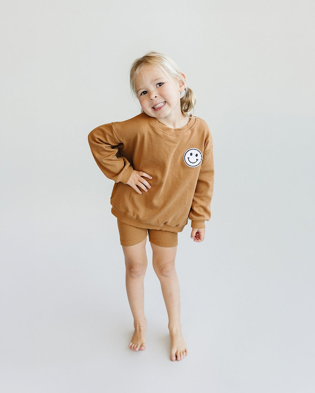 Biker Shorts Set | Brown