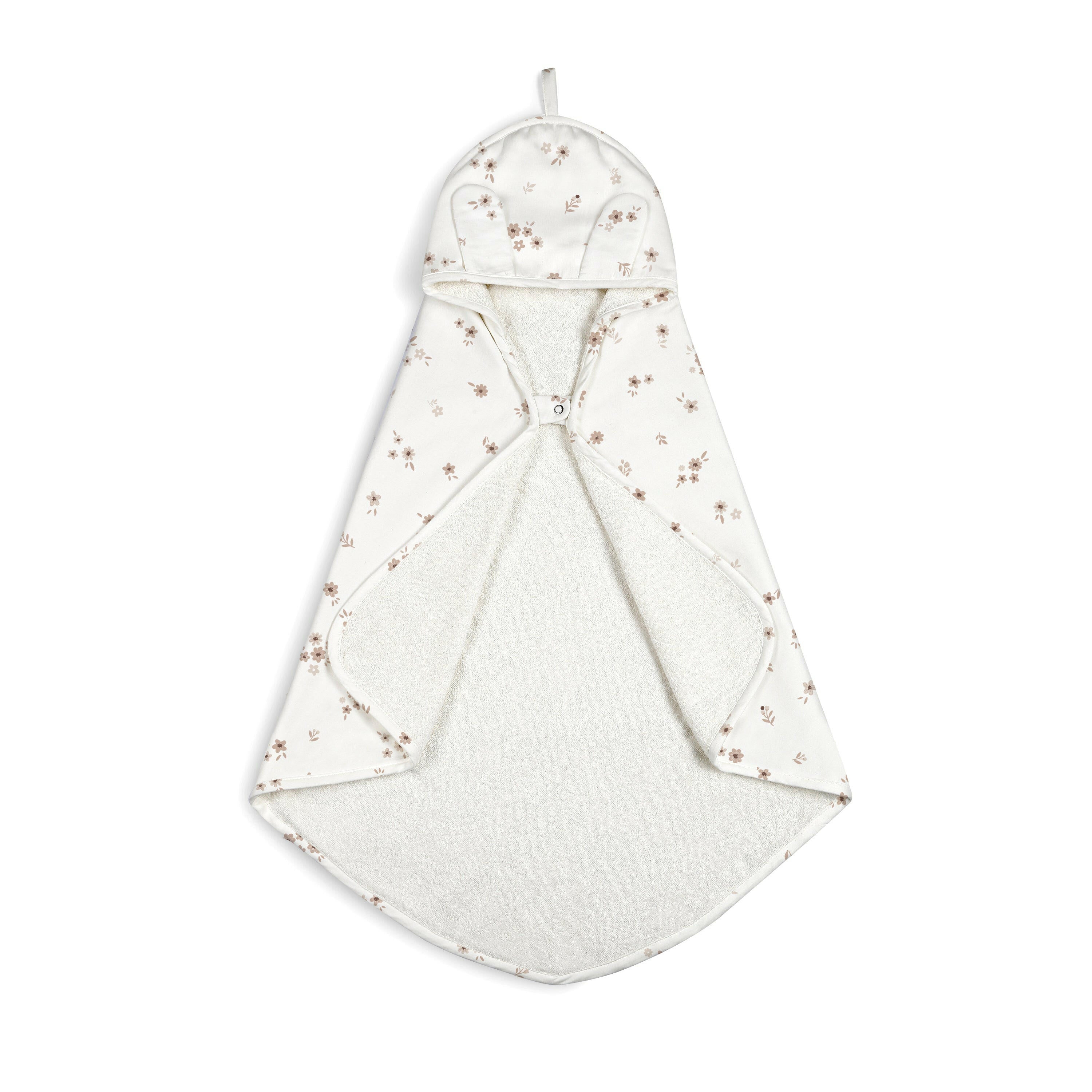 Organic Baby Towel - Bloom Hooded Towel Makemake Organics