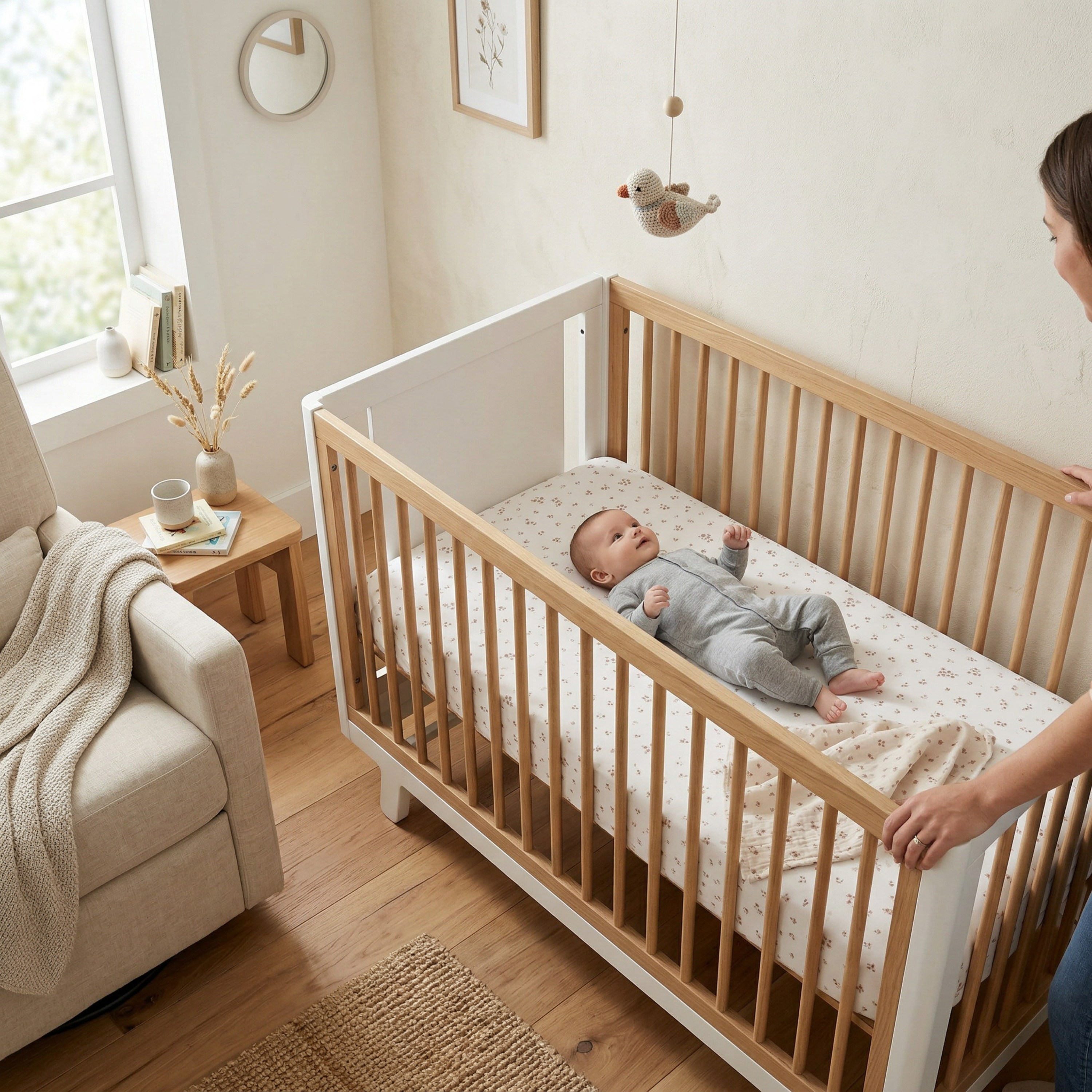 Organic Crib Sheet - Bloom