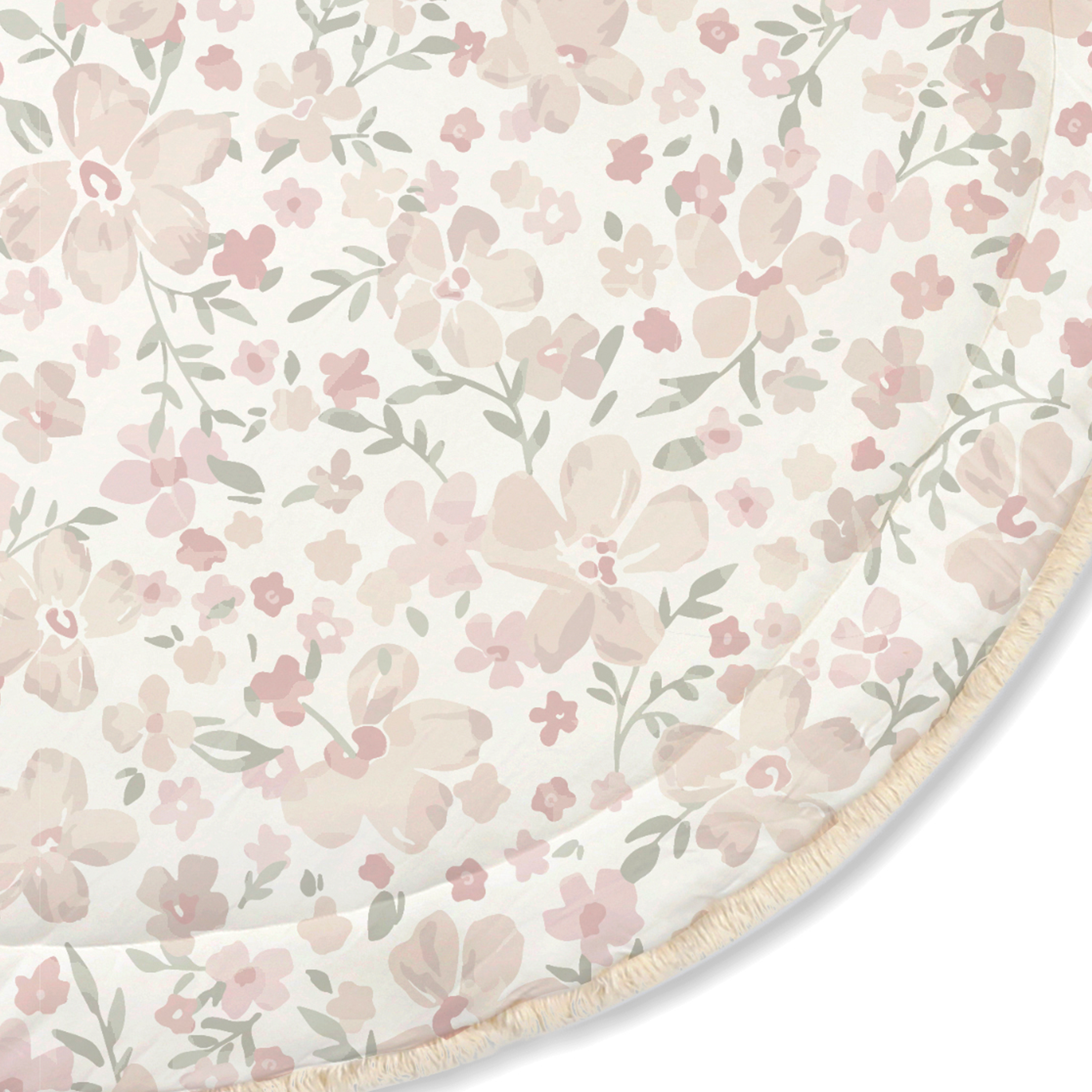 Organic Baby Play Mat - Blossom / Ivory Play Mat Makemake Organics