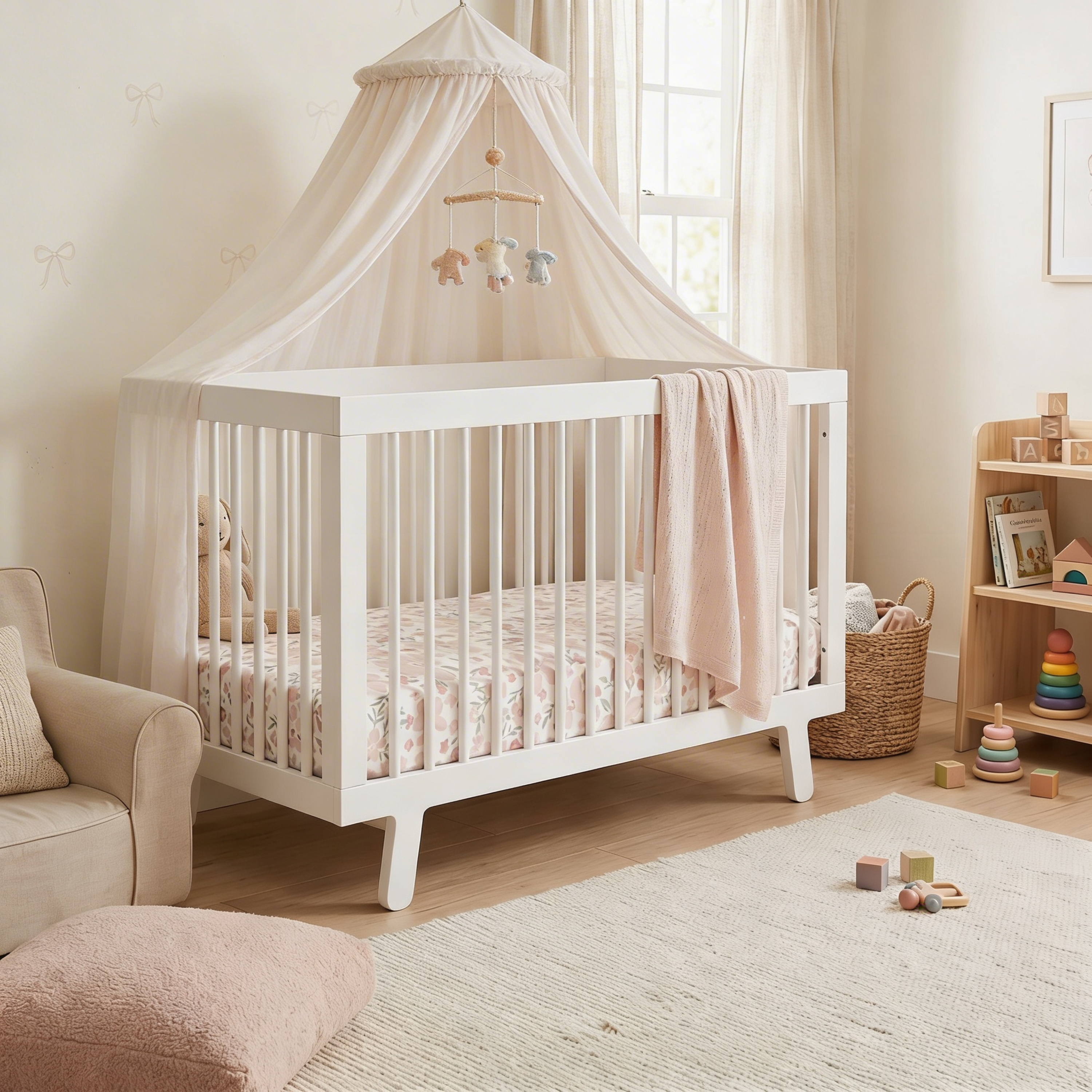 Organic Crib Sheet - Blossom