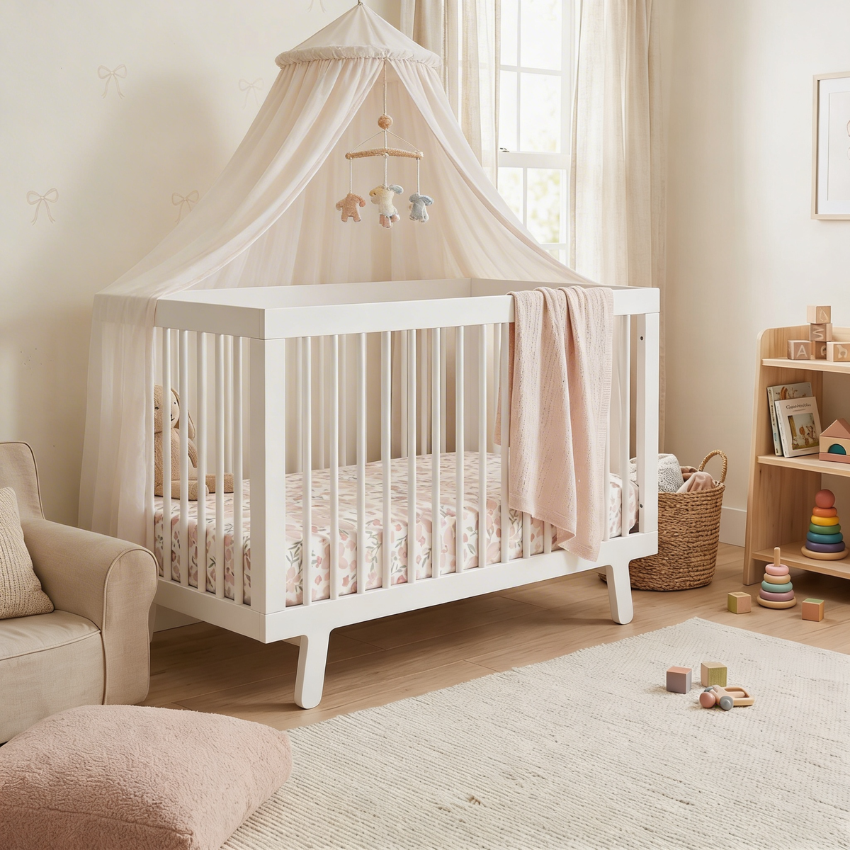 Organic Crib Sheet - Blossom