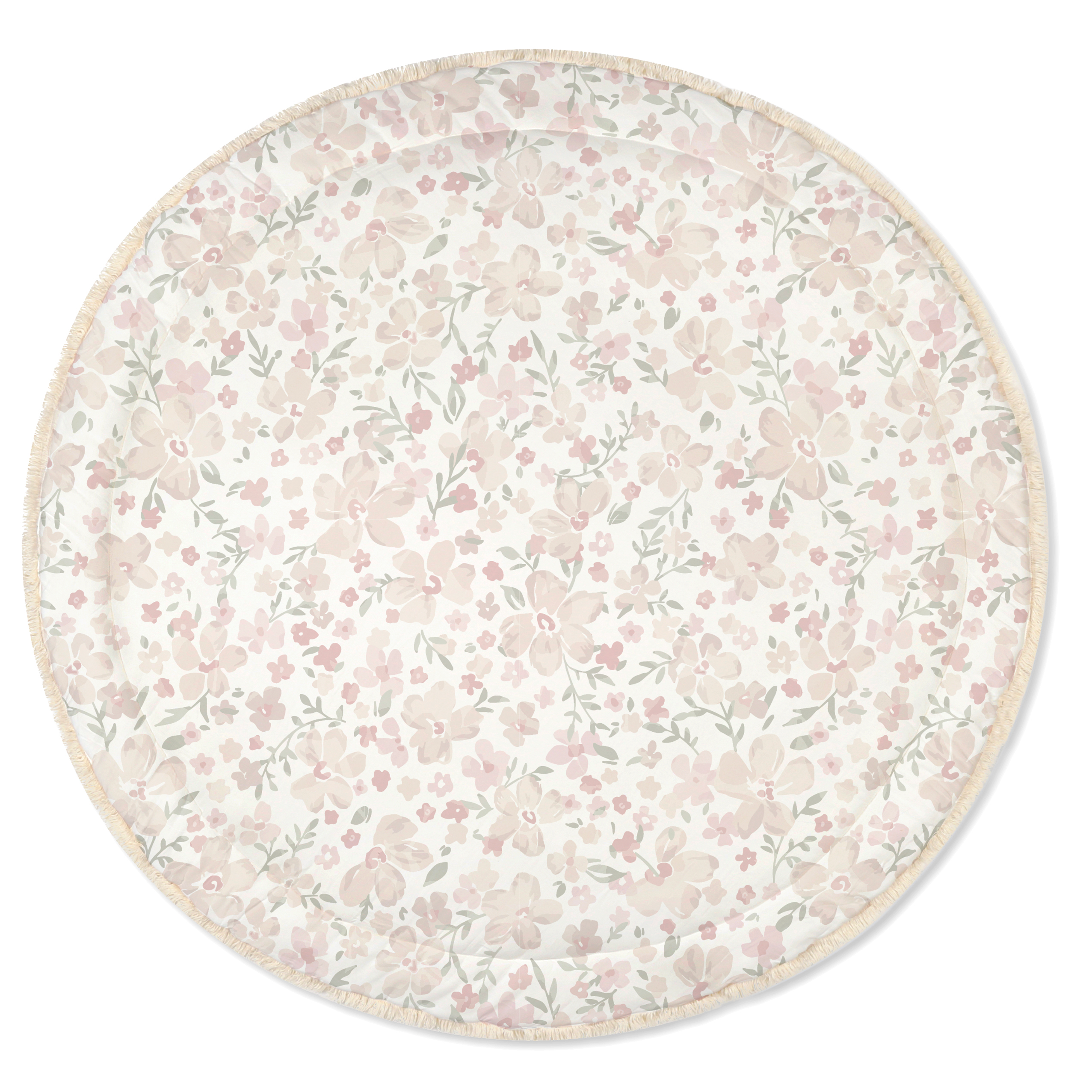 Organic Baby Play Mat - Blossom / Ivory Play Mat Makemake Organics