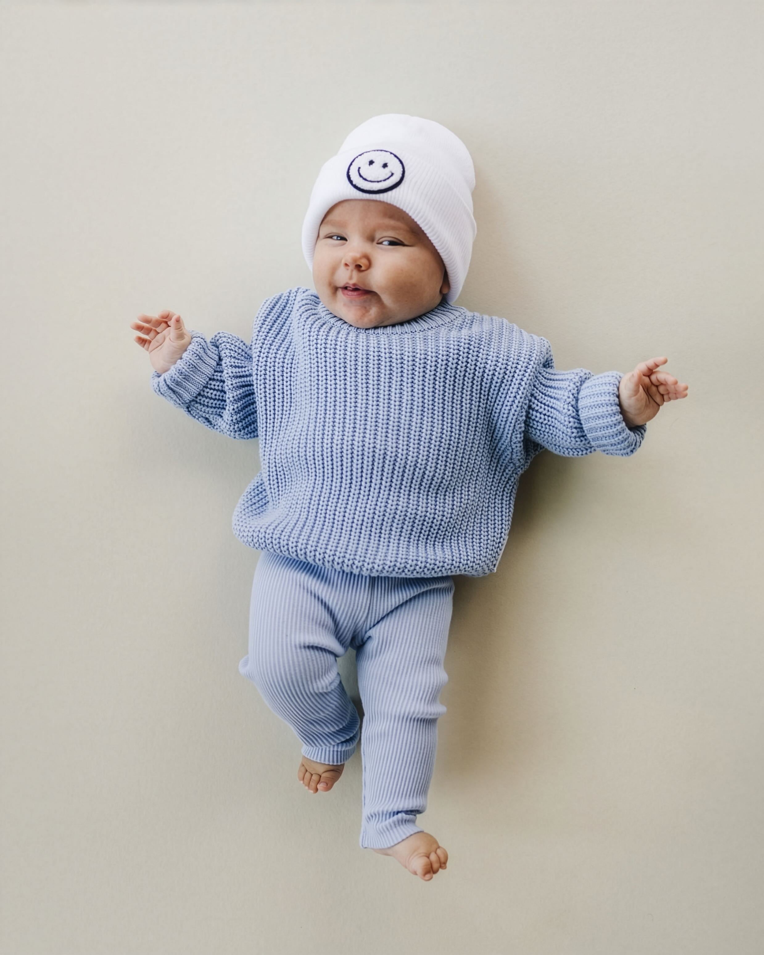 Chunky Knit Sweater | Blue