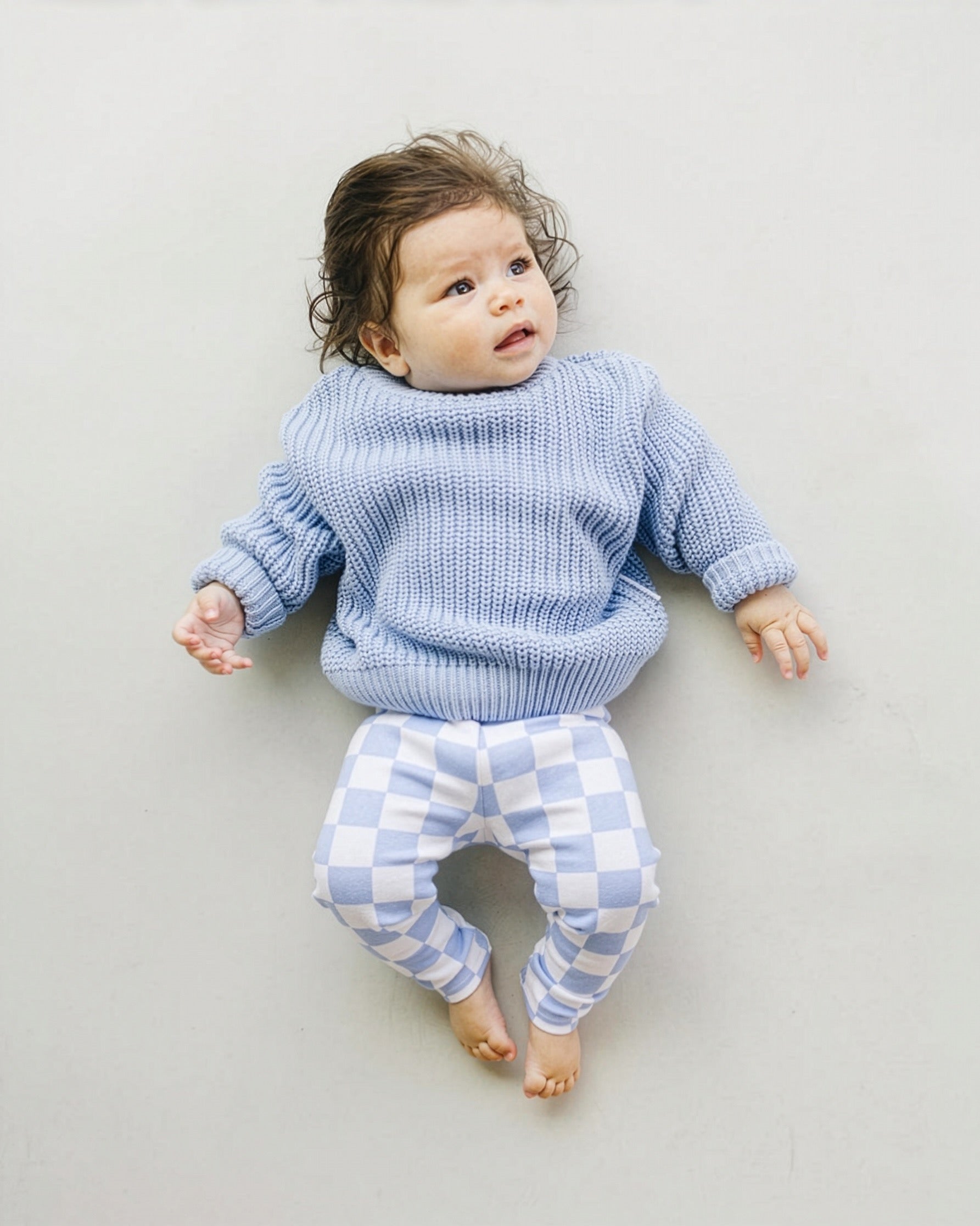 Chunky Knit Sweater | Blue