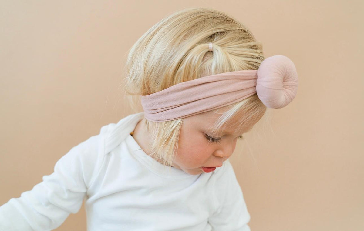 Blush Classic Knot Headband display picture 1