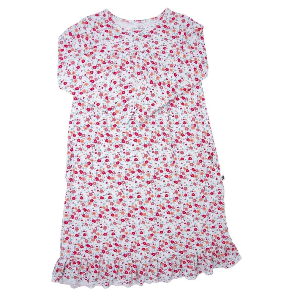 Boho Dress - Crimson Floral