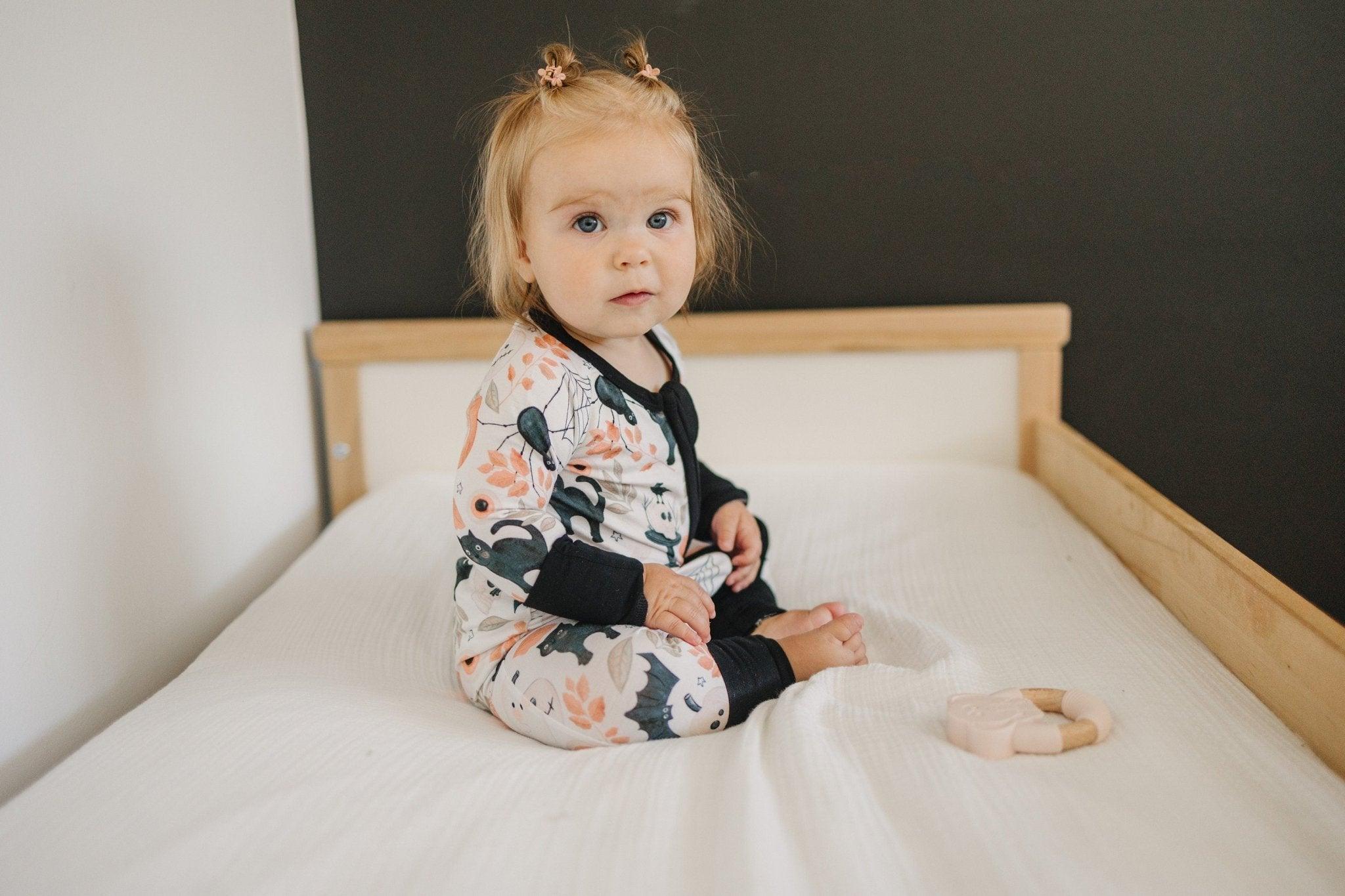 Boo Bash Halloween Bamboo Zippy Romper Pajamas *Newborn & 0-3 months only