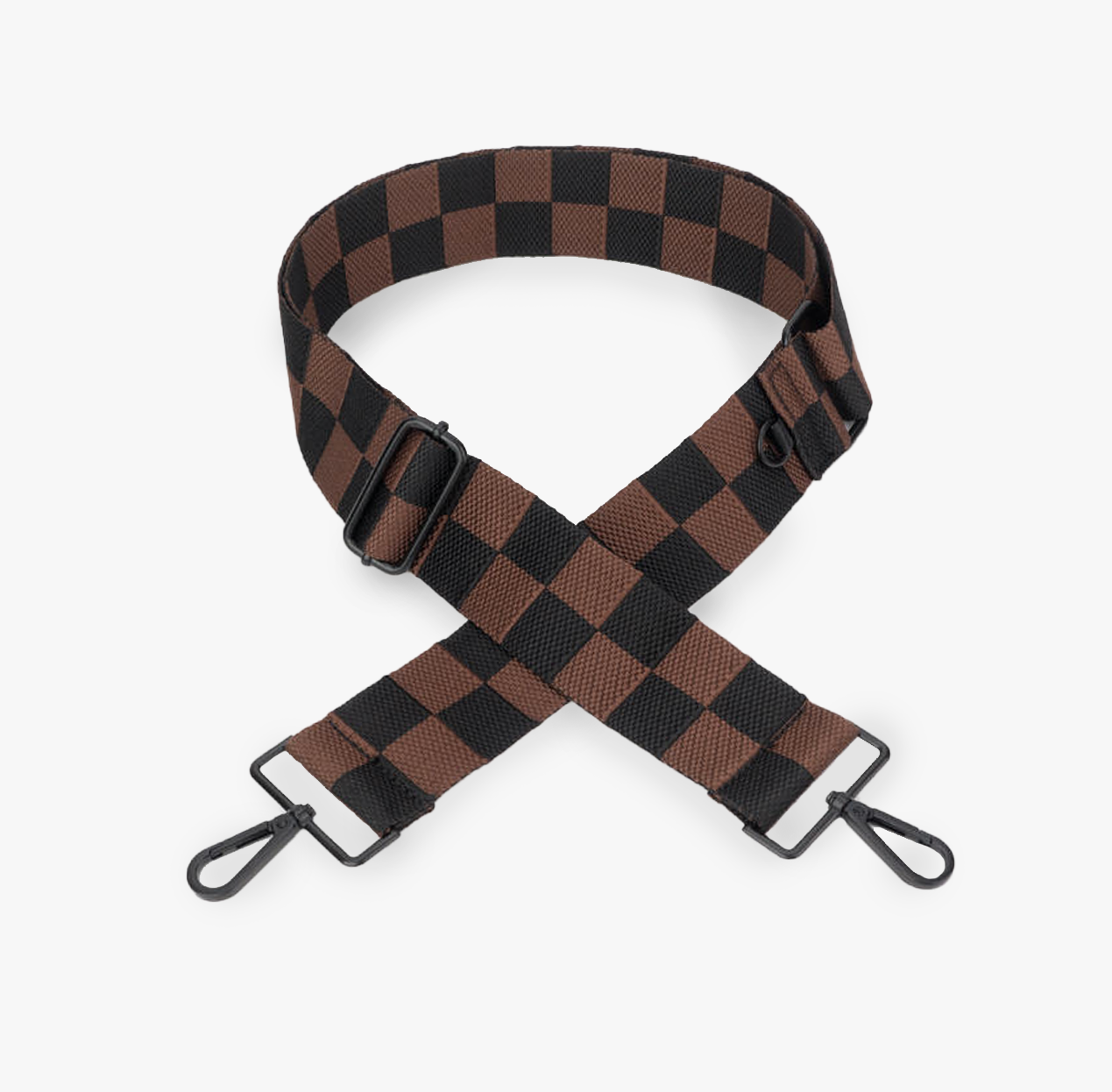 Classic strap - black and brown checkerboard