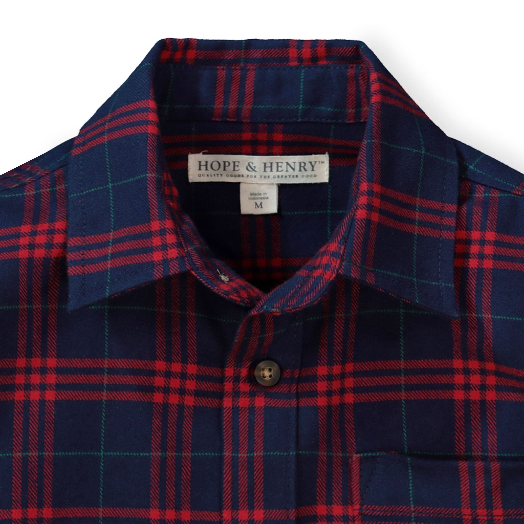 Brushed Flannel Button Down Shirt