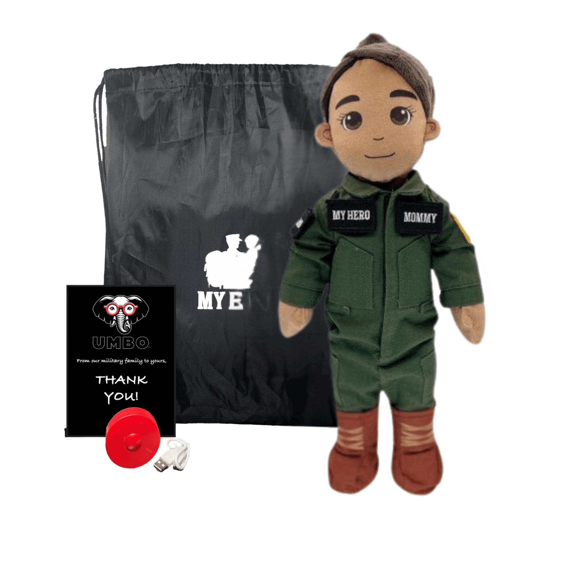 Pilot Daddy Doll | Military Doll in Flight Suit | Recordable