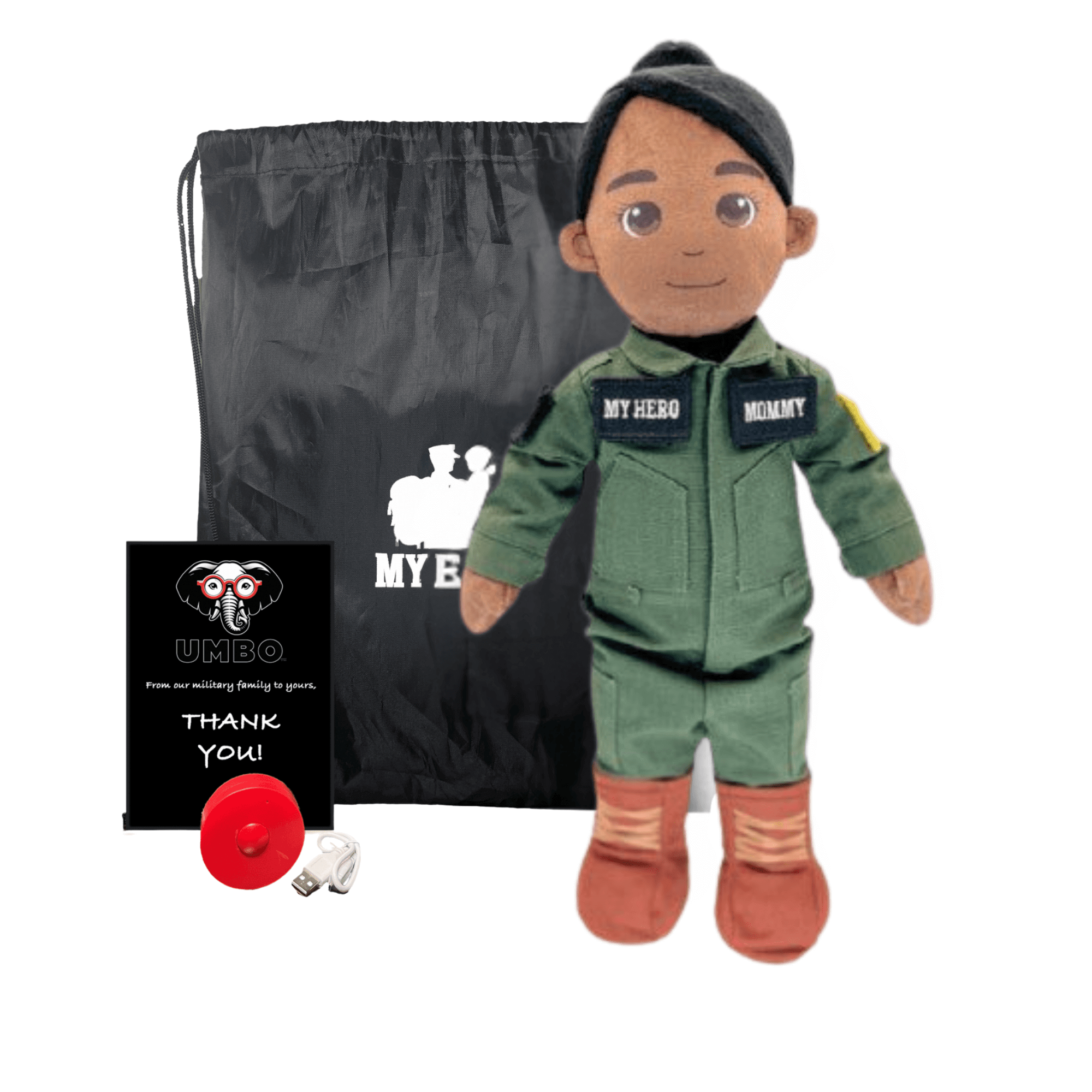 Pilot Daddy Doll | Military Doll in Flight Suit | Recordable