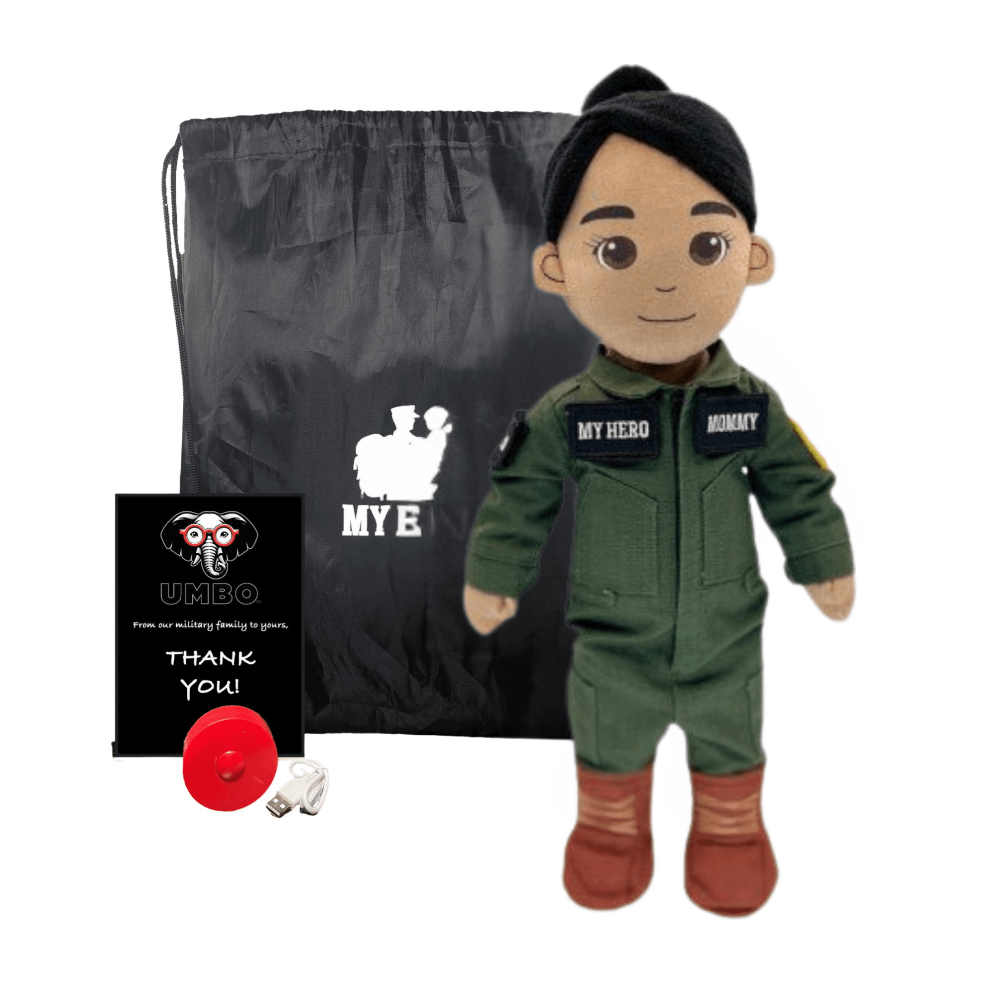 Pilot Daddy Doll | Military Doll in Flight Suit | Recordable