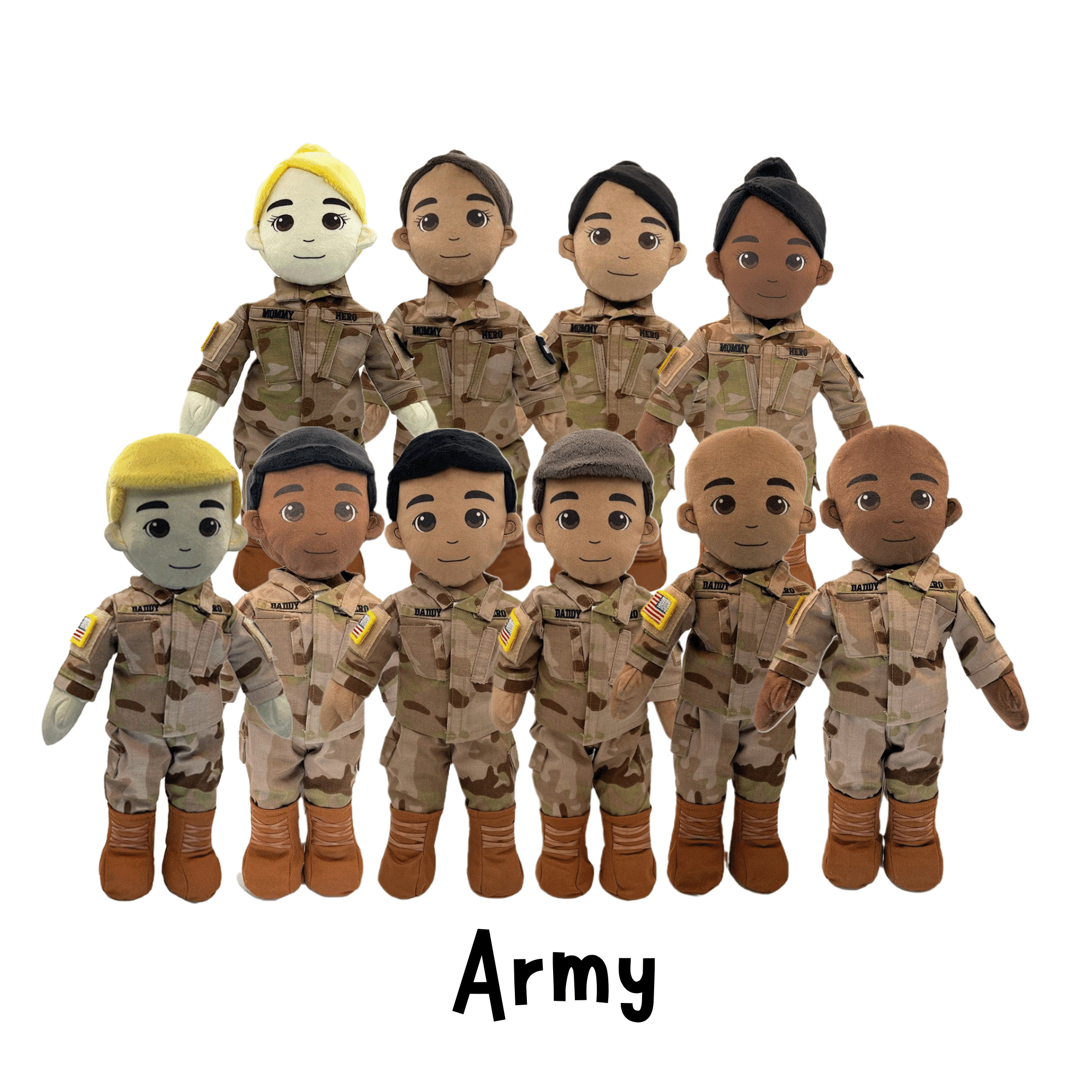 Army Daddy Doll | Military Doll & Army Doll | Recordable