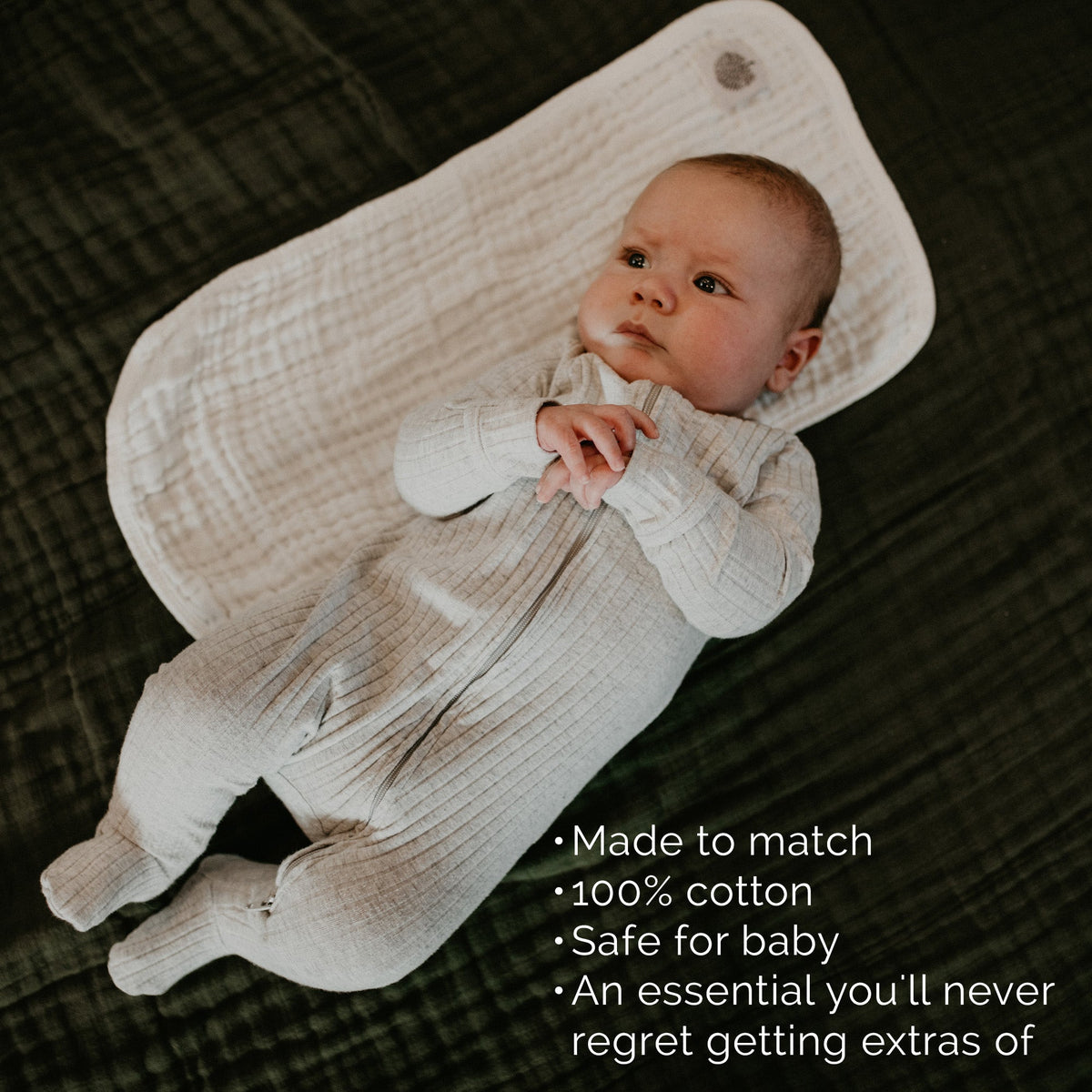 Dune Set - Muslin Burp Cloths (4 Pack)