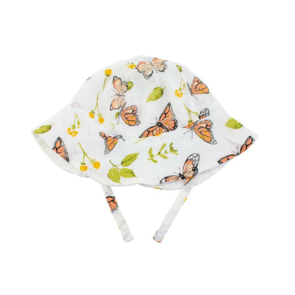 Butterfly Oh So Soft Muslin Sun Hat Sun Hat Bebe au Lait