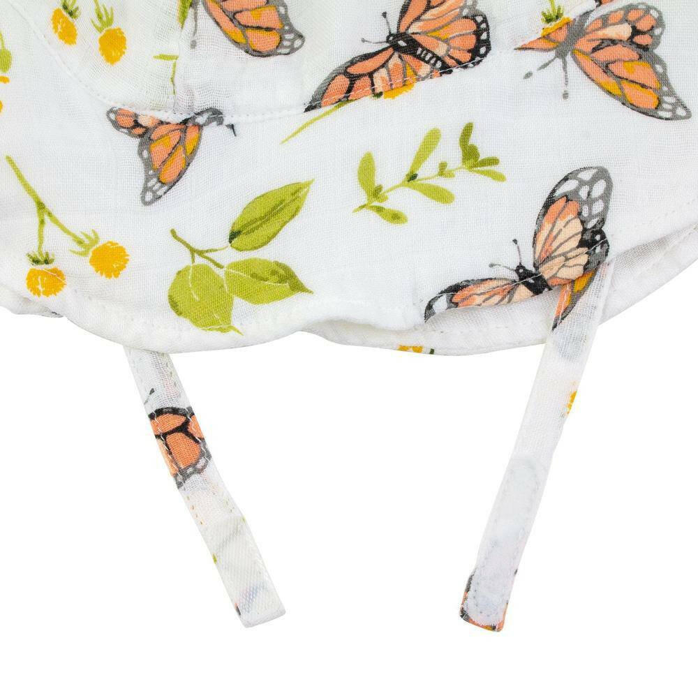Butterfly Oh So Soft Muslin Sun Hat Sun Hat Bebe au Lait
