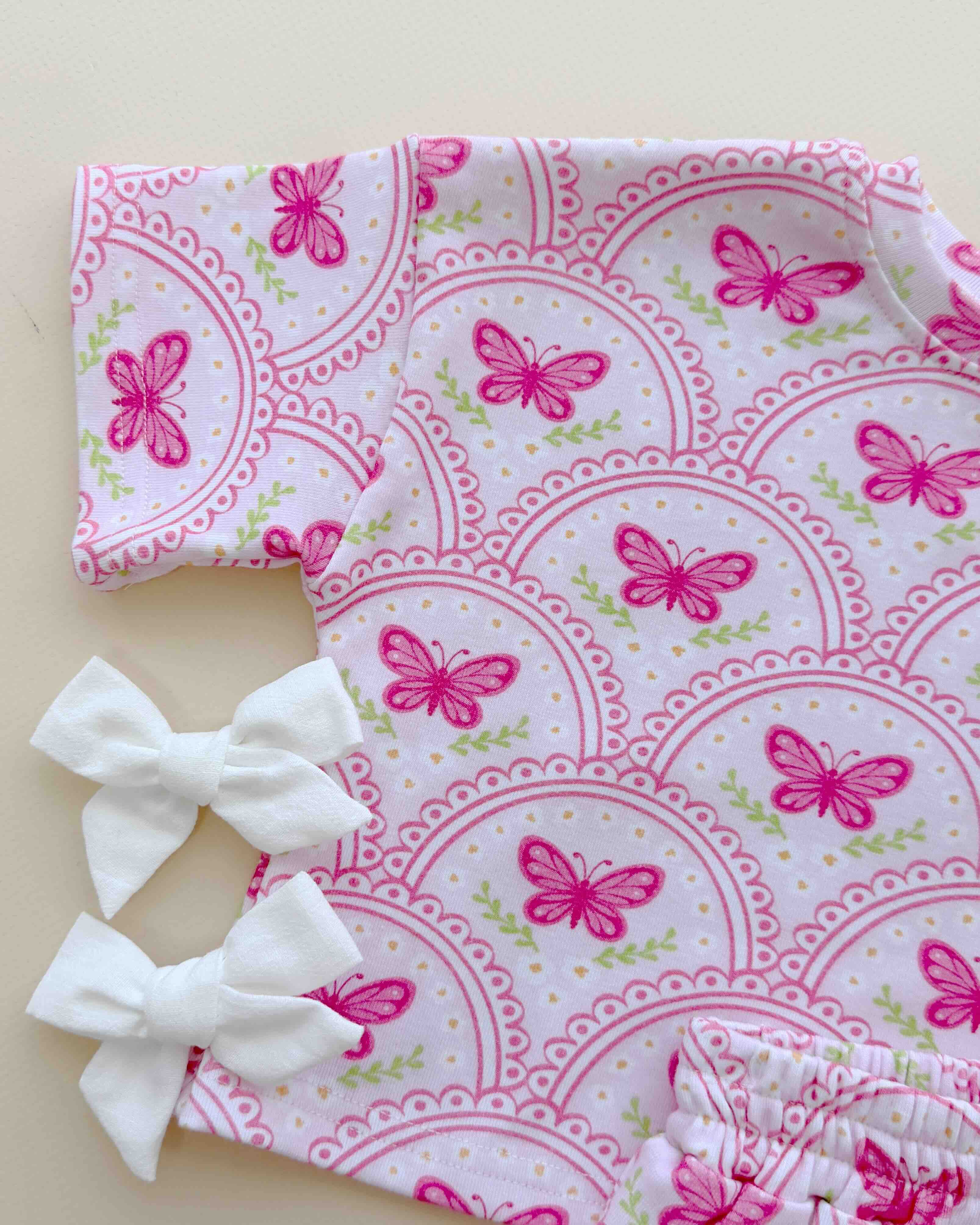 Shorts Set | Pink Butterfly
