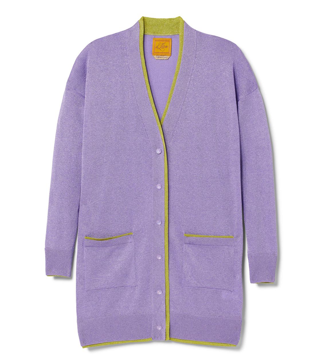 Coco Belted Cardigan - Wisteria Shimmer