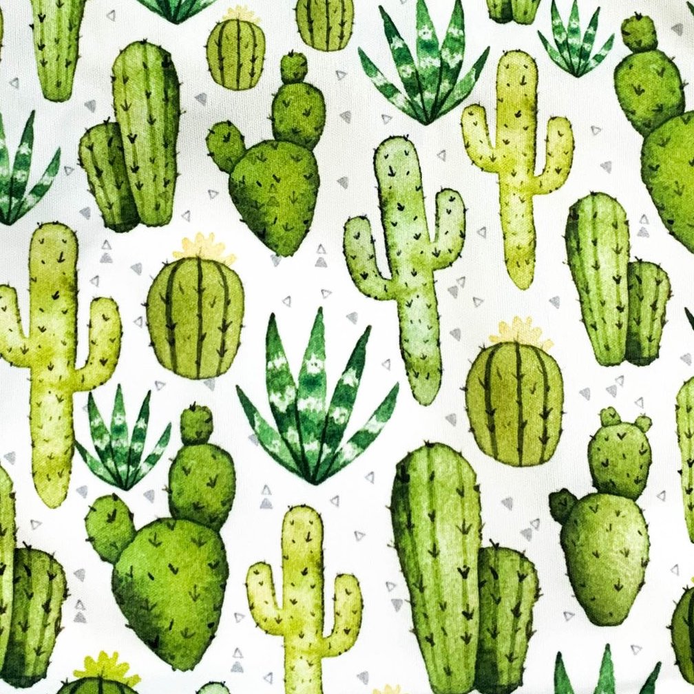 Desert Cactus Splash Mat - A Waterproof Catch-All for Highchair Spills and More! BapronBaby