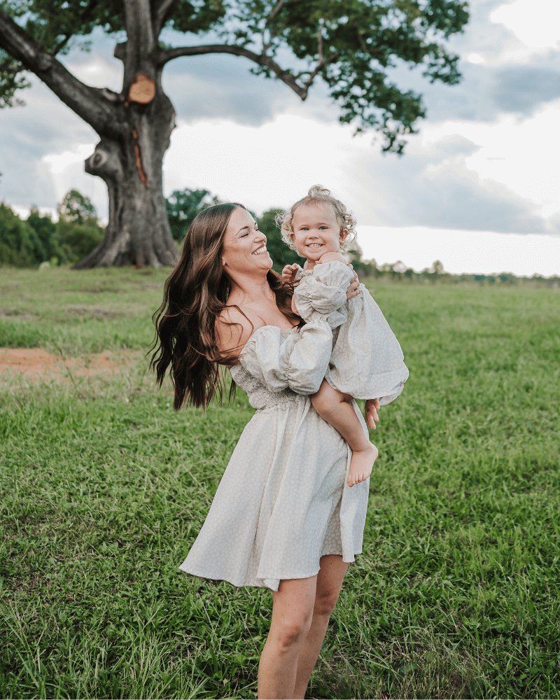Calliope Puff Sleeve Off Shoulder Dress - Small Flowers