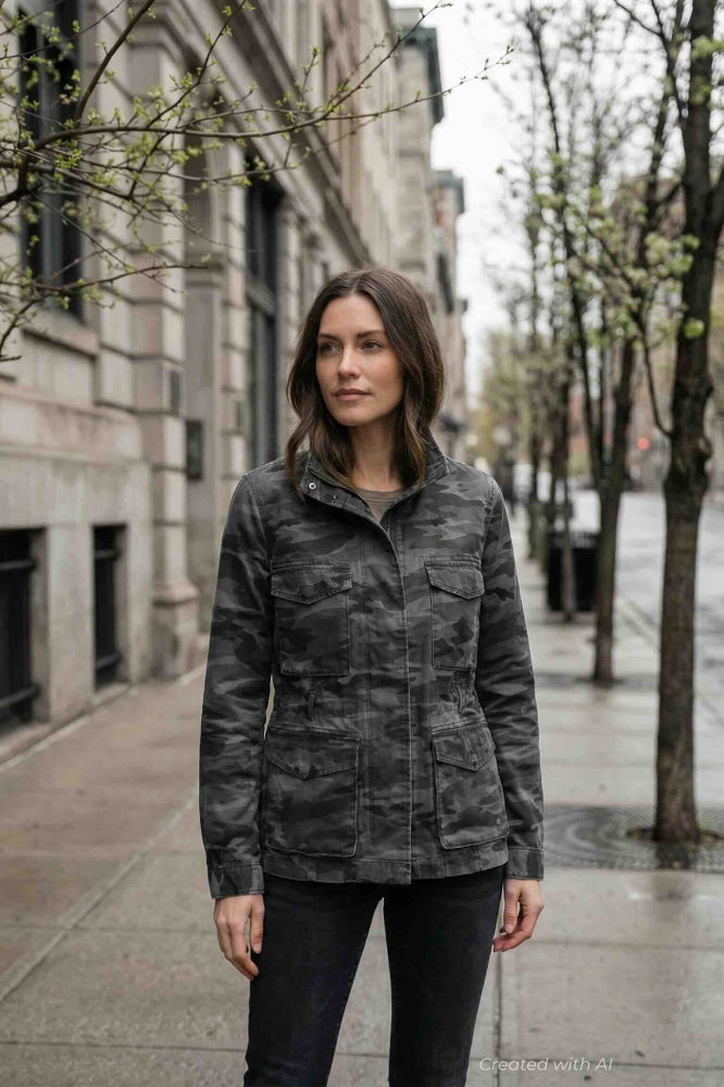 Camo G1 Jane Junior - Charcoal Camouflage