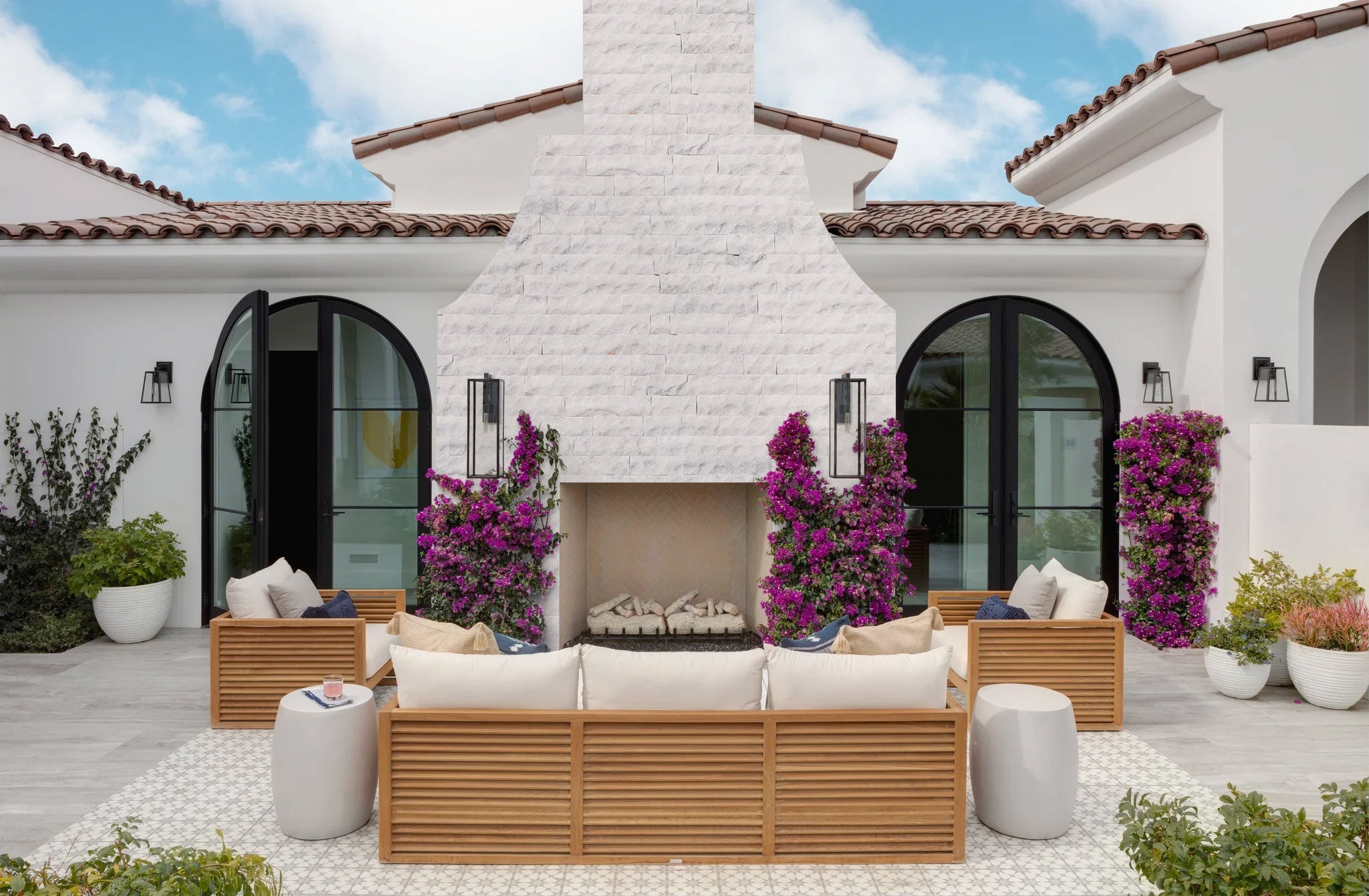 Carrara White 4"xFree Length Split-face Natural Marble Wall Tile - Belair Collection