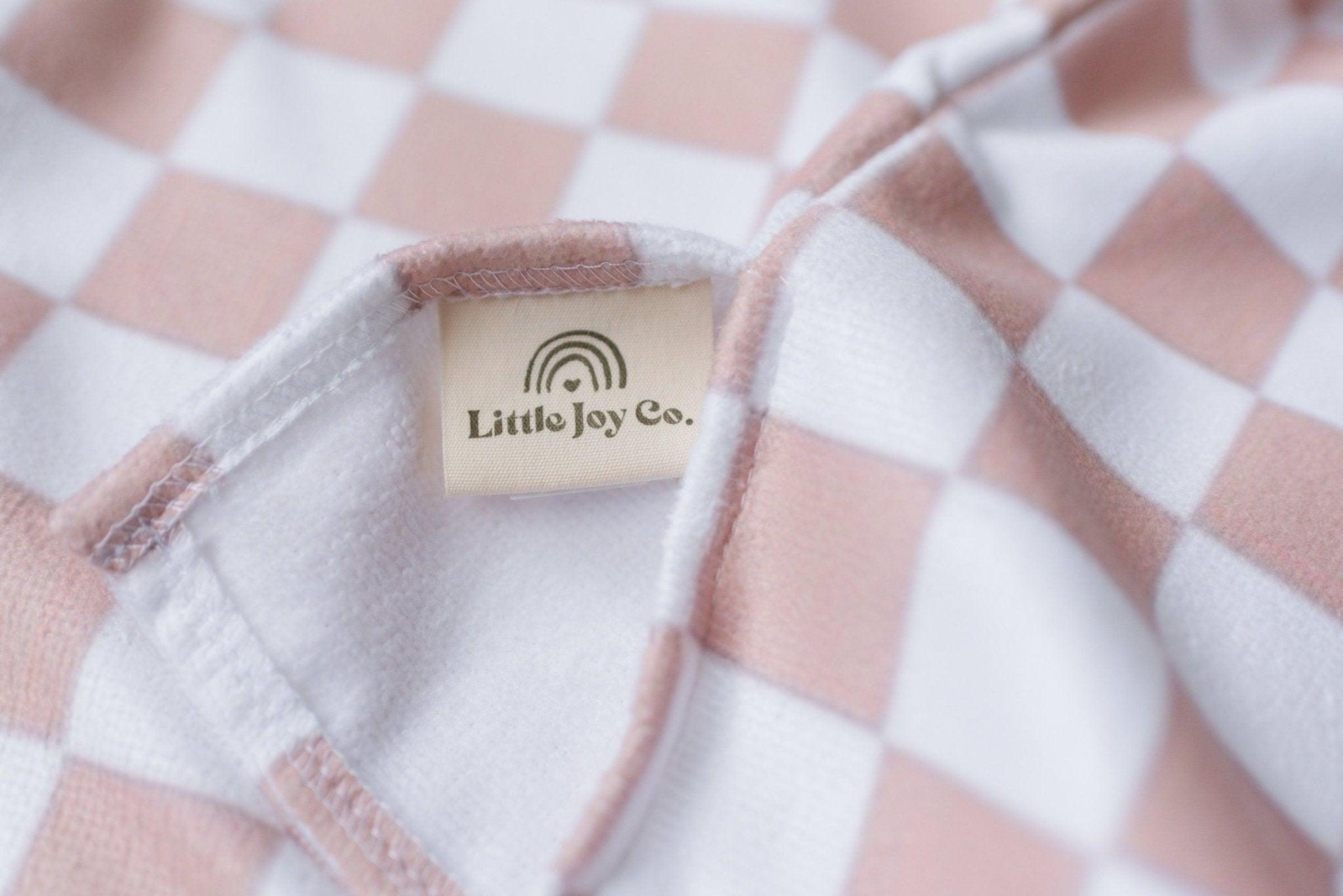 Checkered Beach Towel Poncho