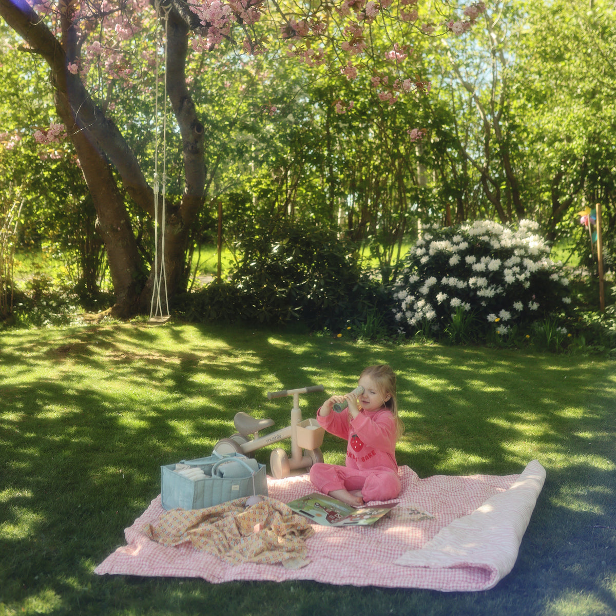 Organic Cotton Muslin Swaddle Blanket