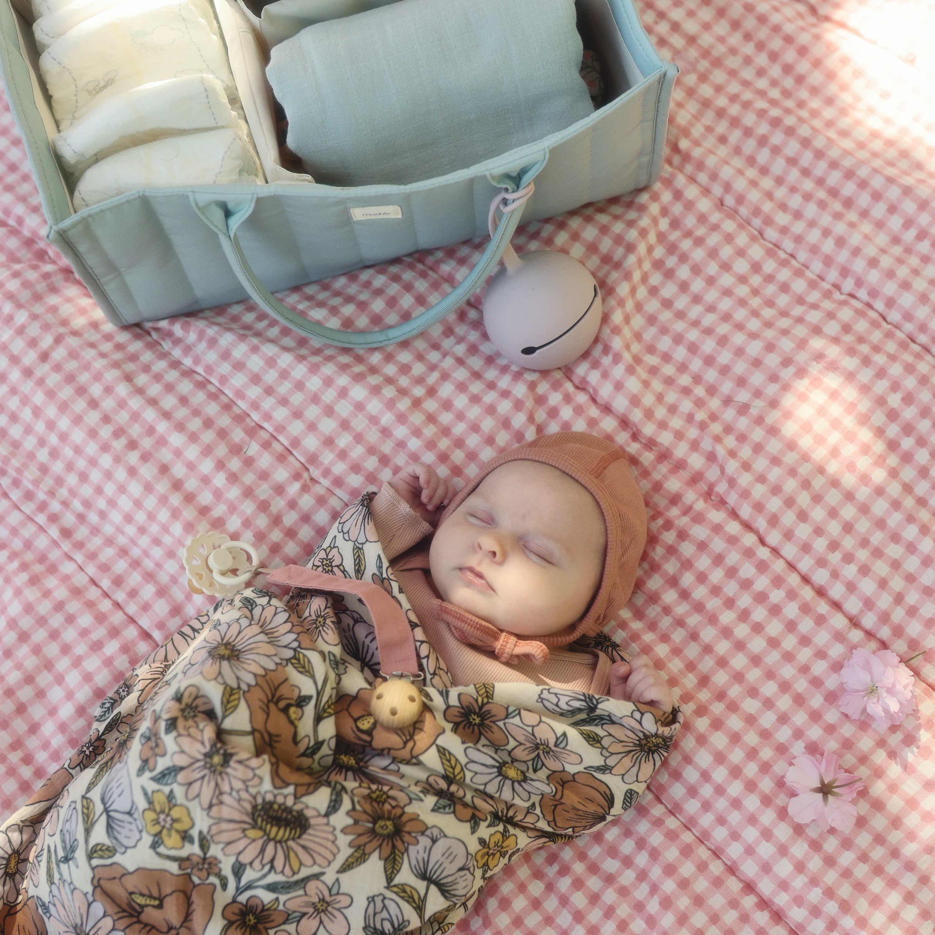 Organic Cotton Muslin Swaddle Blanket
