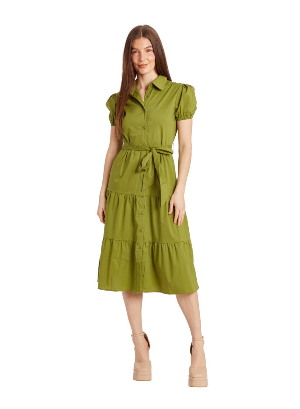 Chloe Dress - Moss