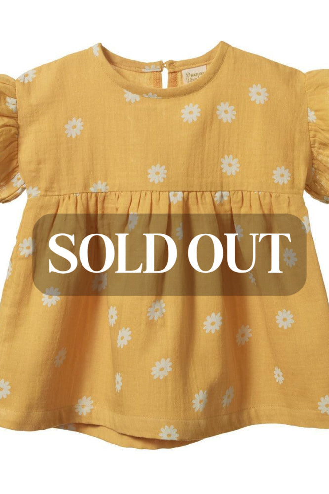 Clara Dress - Chamomile Sunshine Print