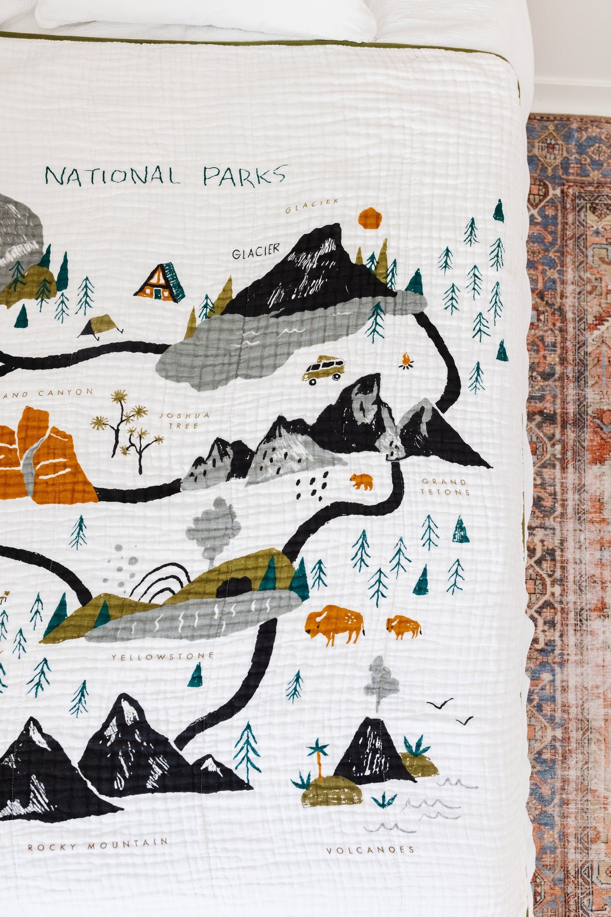 National Parks Throw Blanket