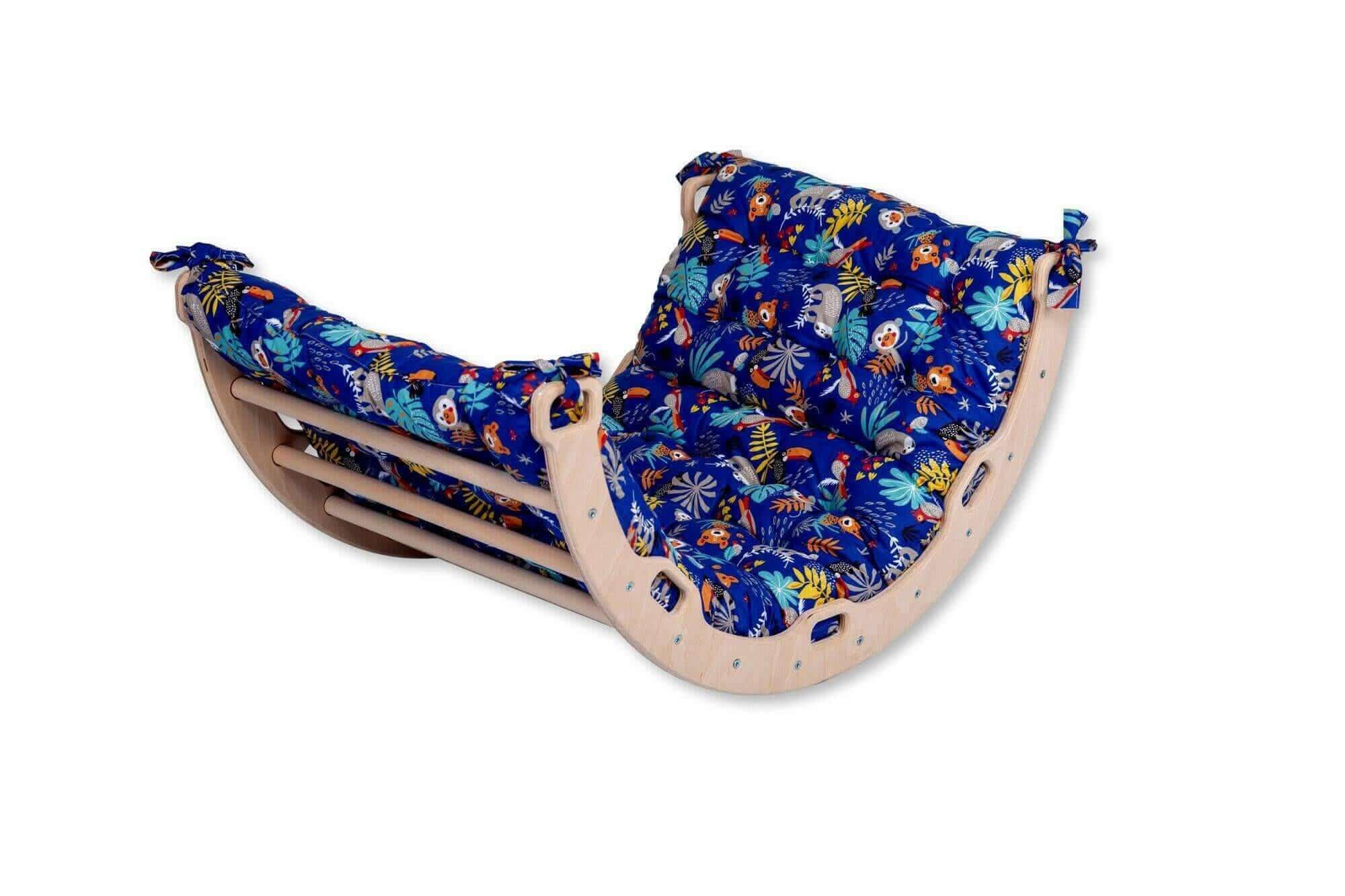 Montessori Climber Set: Arch, Rocker, Ramp, and Pillow Options