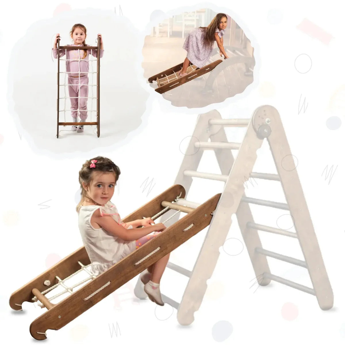 Climbing Net for Triangle Ladder Goodevas Chocolate
