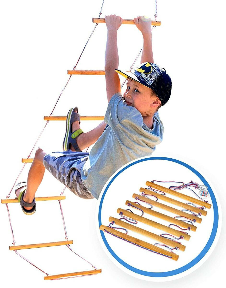 Climbing rope ladder for kids 3-9 y.o. Single Swing Goodevas Default Title