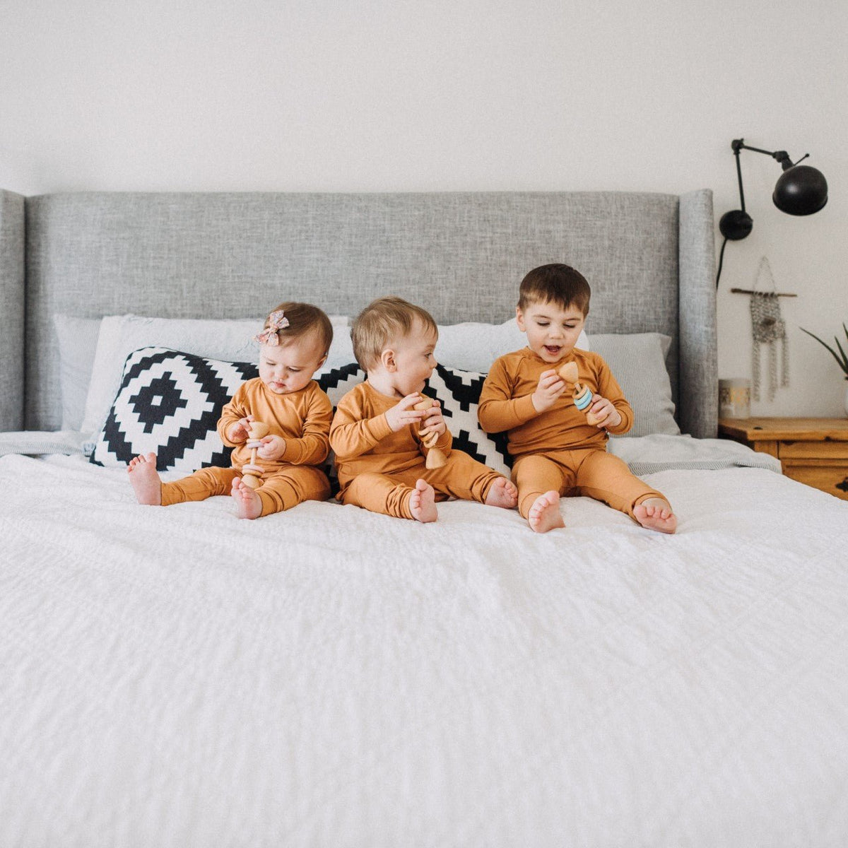 Color Block Classic Baby Rattle
