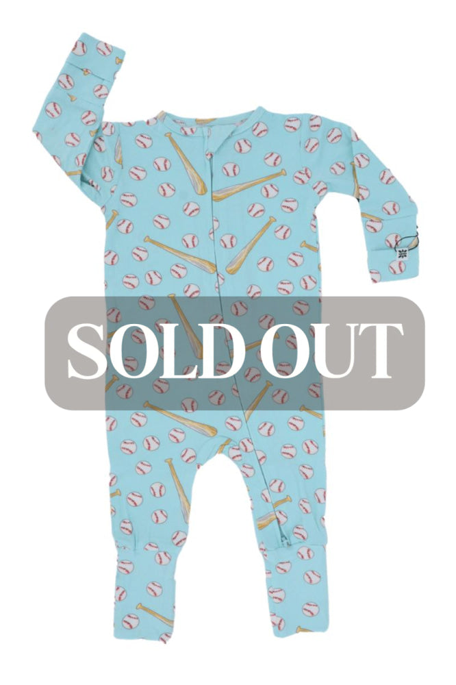Convertible Romper - Little Slugger Aqua