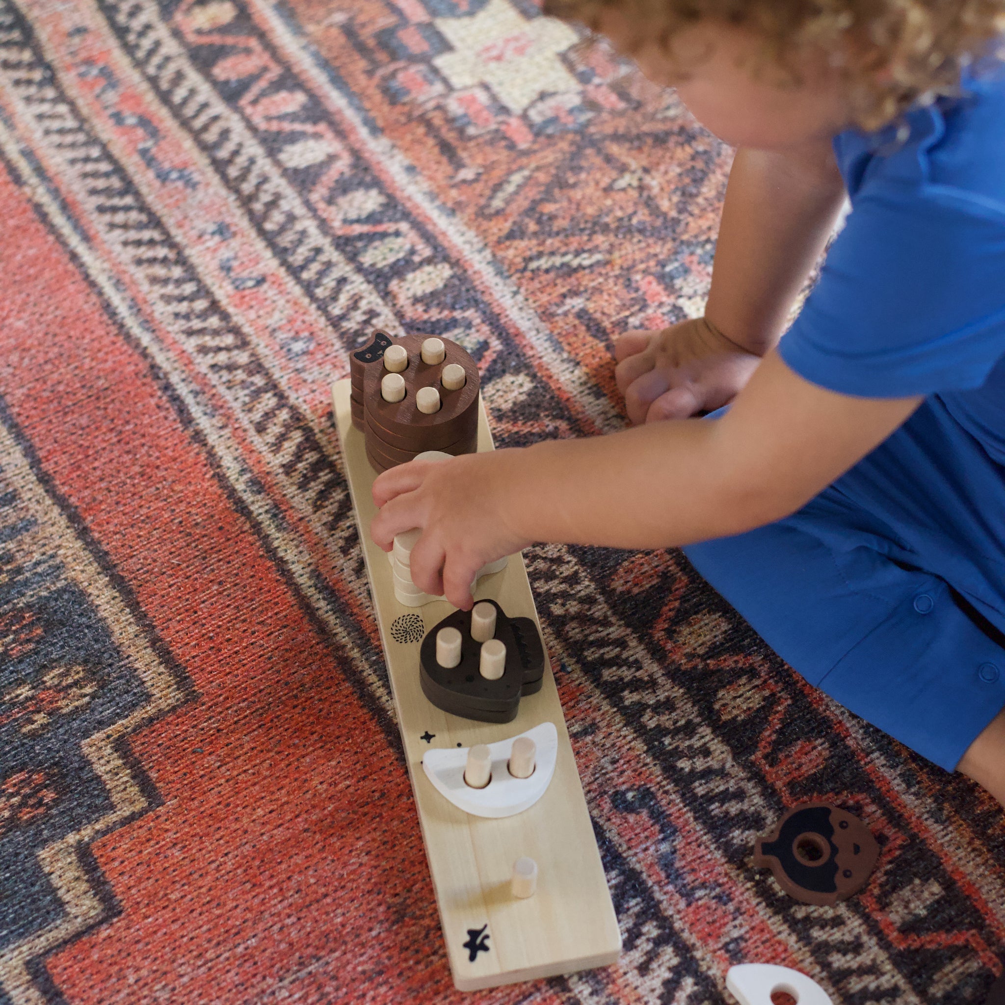Count and Stack Toy Wooden Toys Wee Gallery