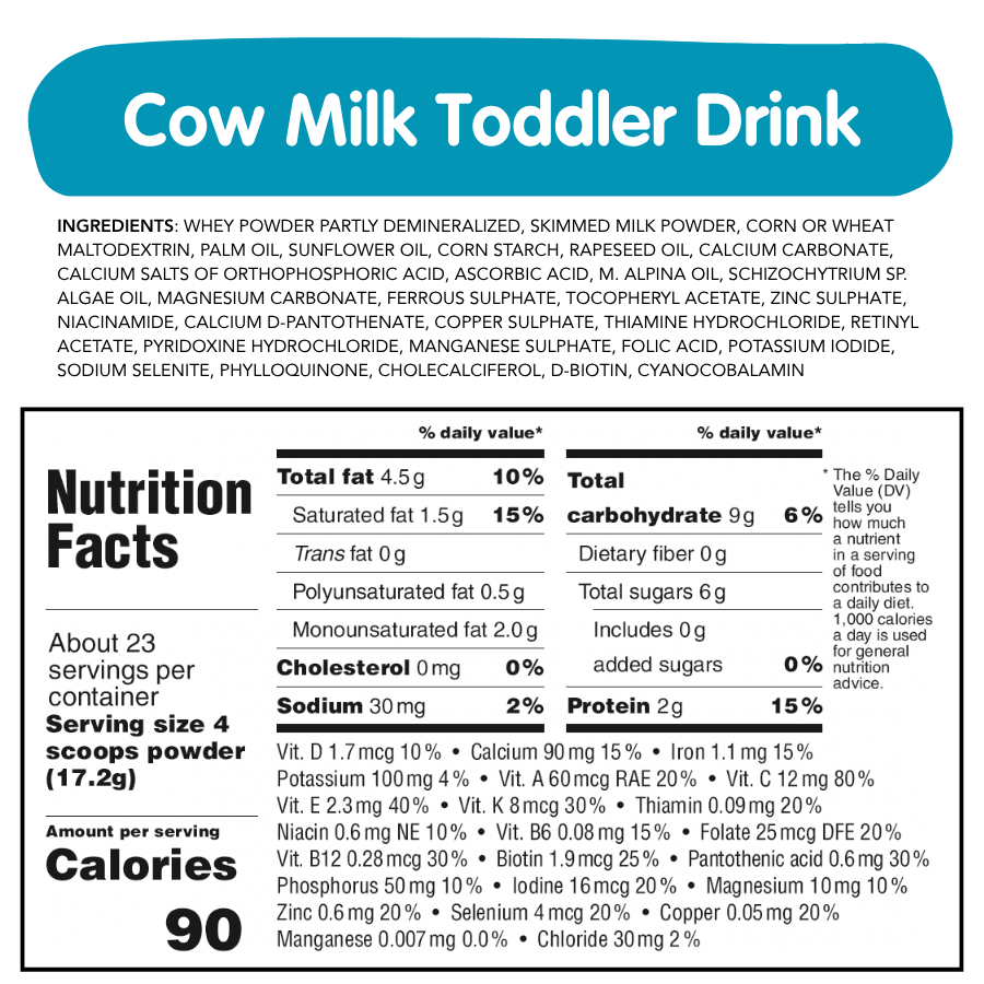 Holle Cow Milk Toddler Drink 6-Tin Bundle