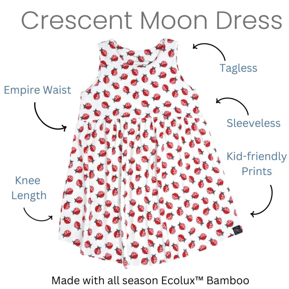 Crescent Moon Dress - Whale