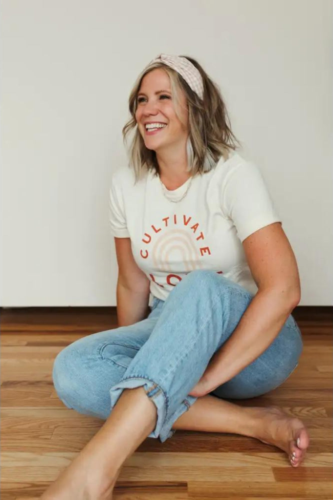 Cultivate Love Graphic T-Shirt - Natural